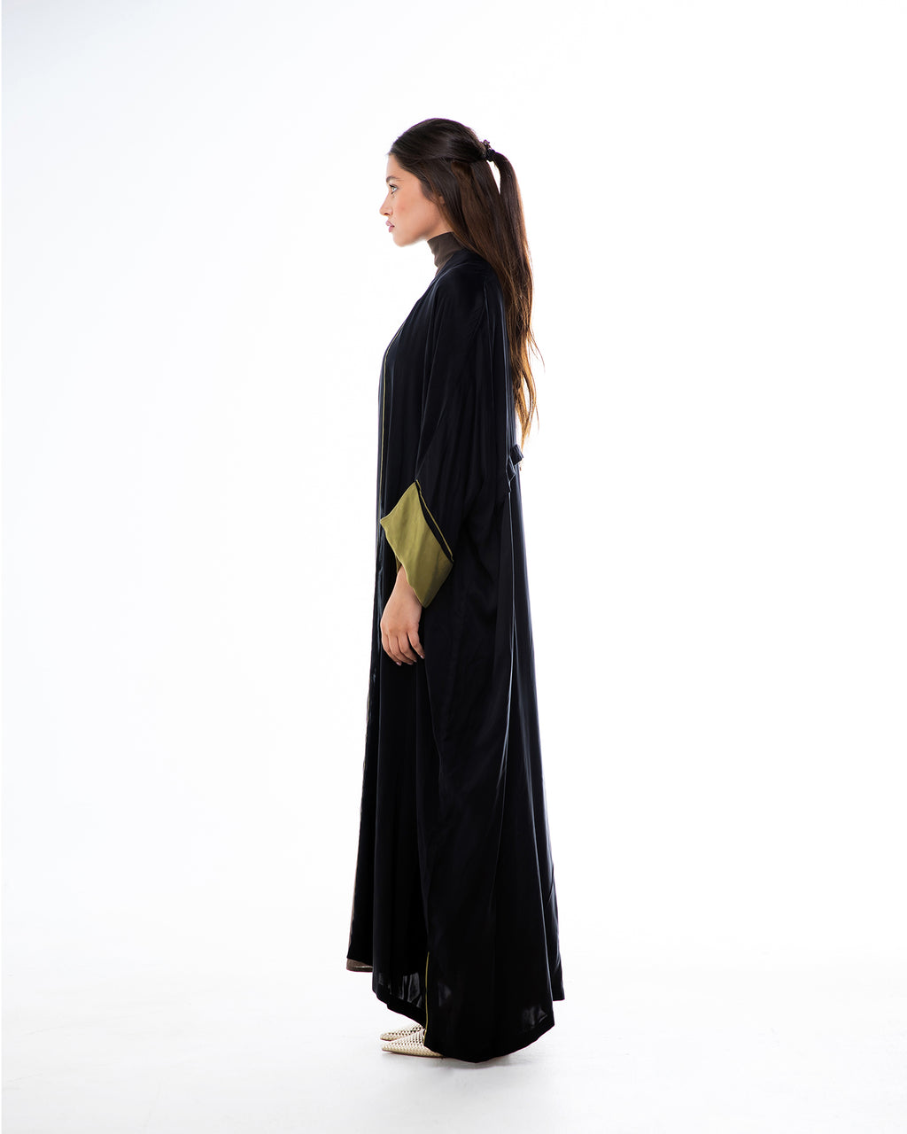 Haze – Washed Silk Kaftan Abaya