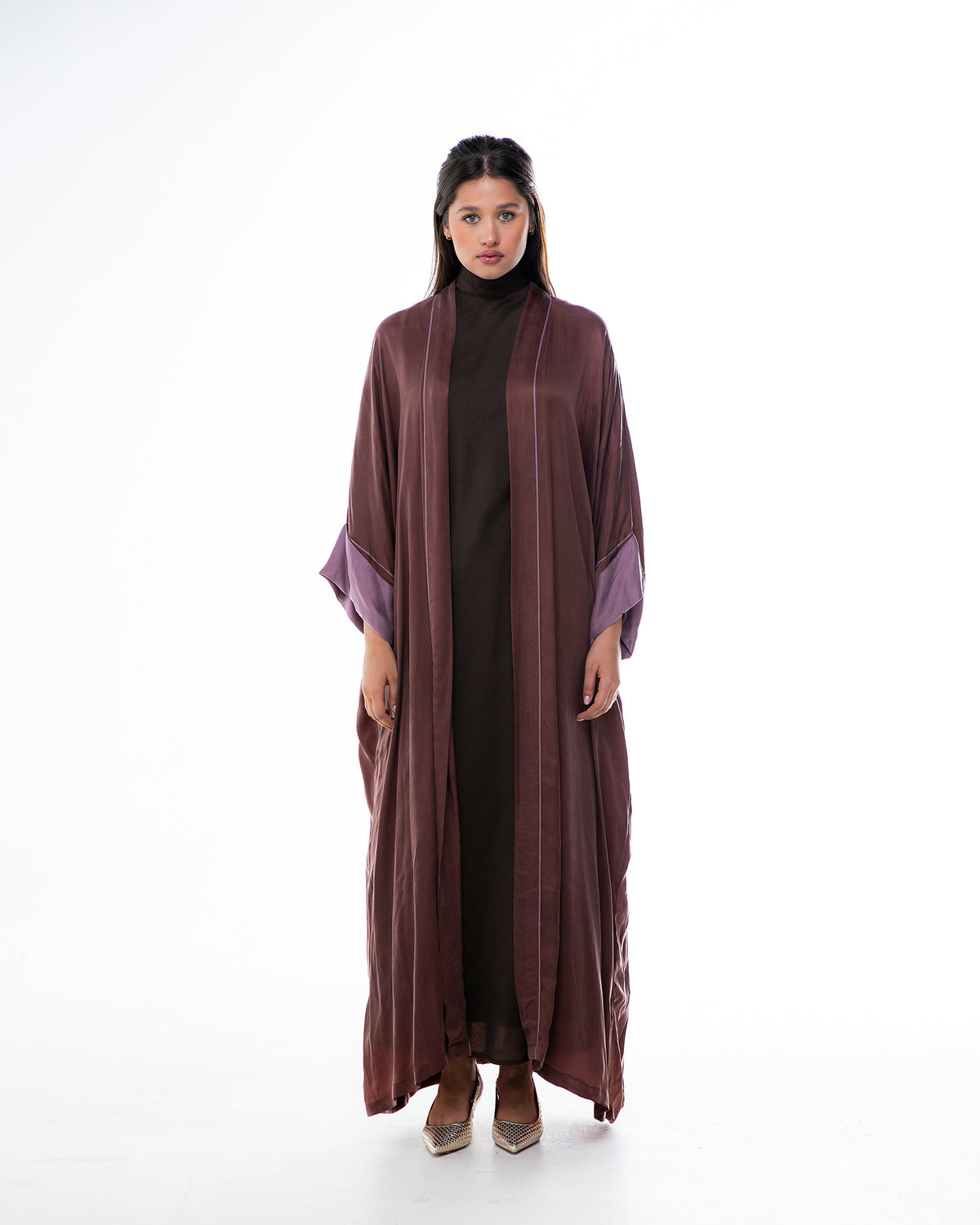 Haze – Washed Silk Kaftan Abaya