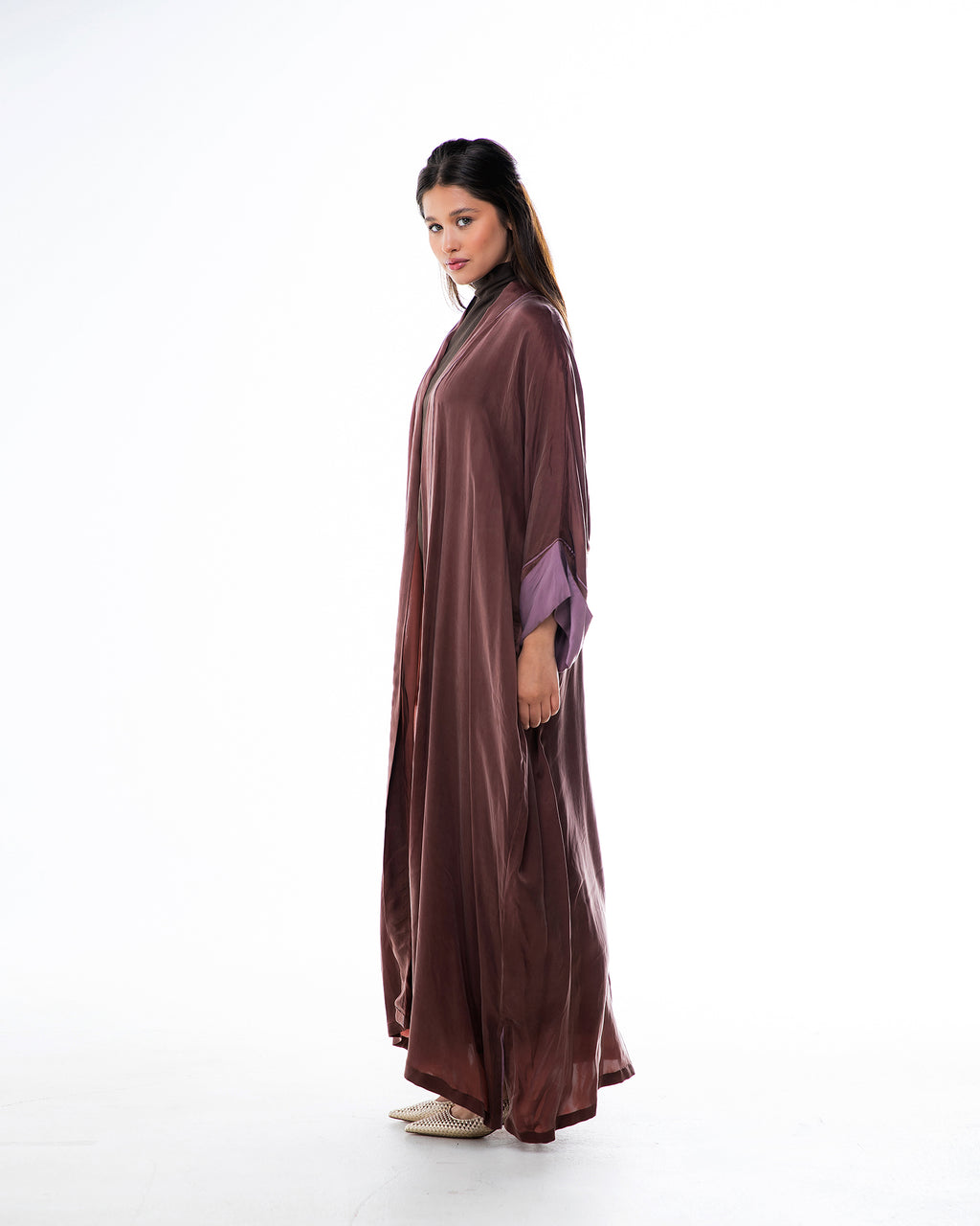 Haze – Washed Silk Kaftan Abaya