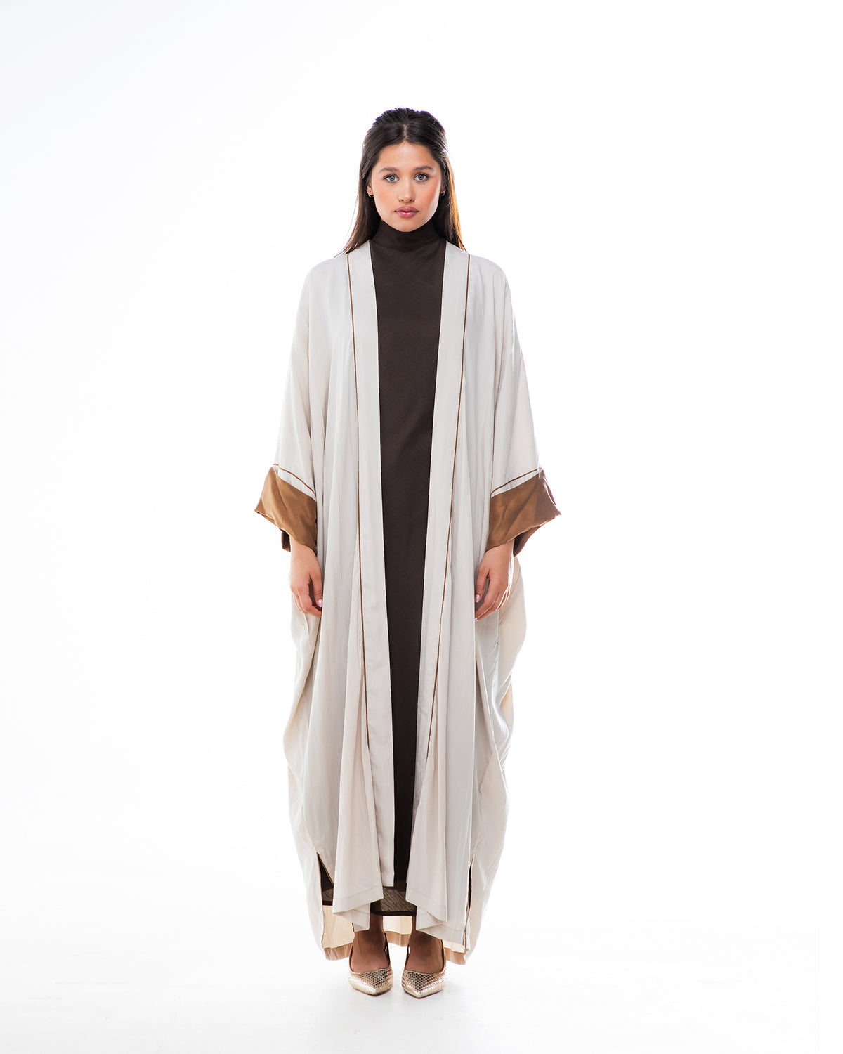 Haze – Washed Silk Kaftan Abaya