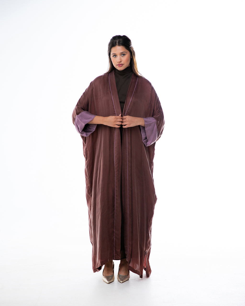 Haze – Washed Silk Kaftan Abaya