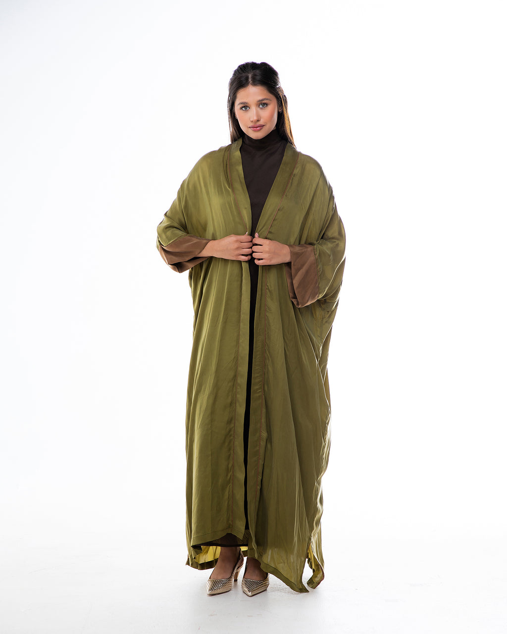 Haze – Washed Silk Kaftan Abaya