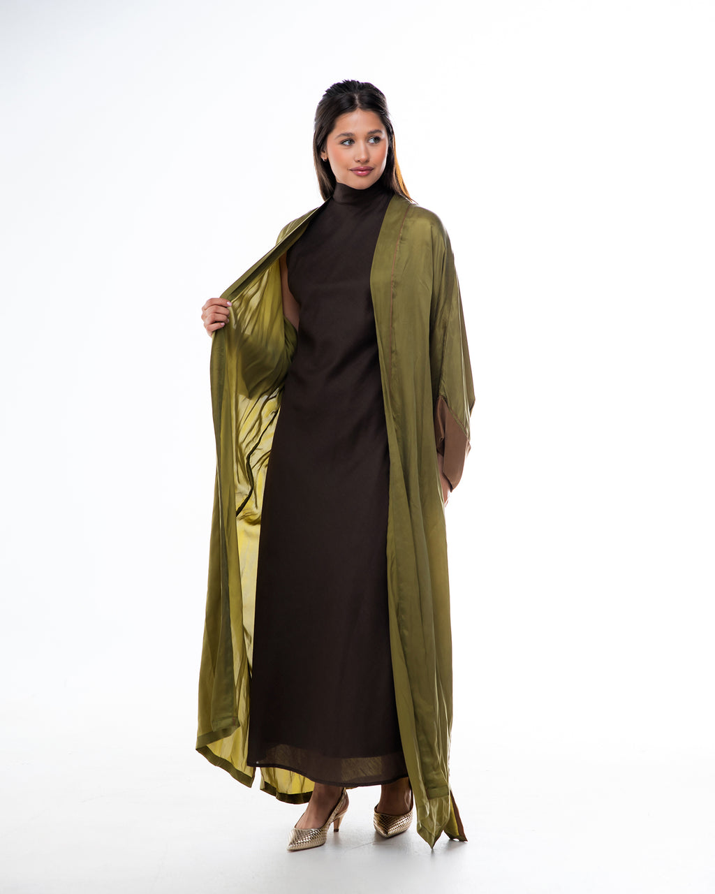 Haze – Washed Silk Kaftan Abaya