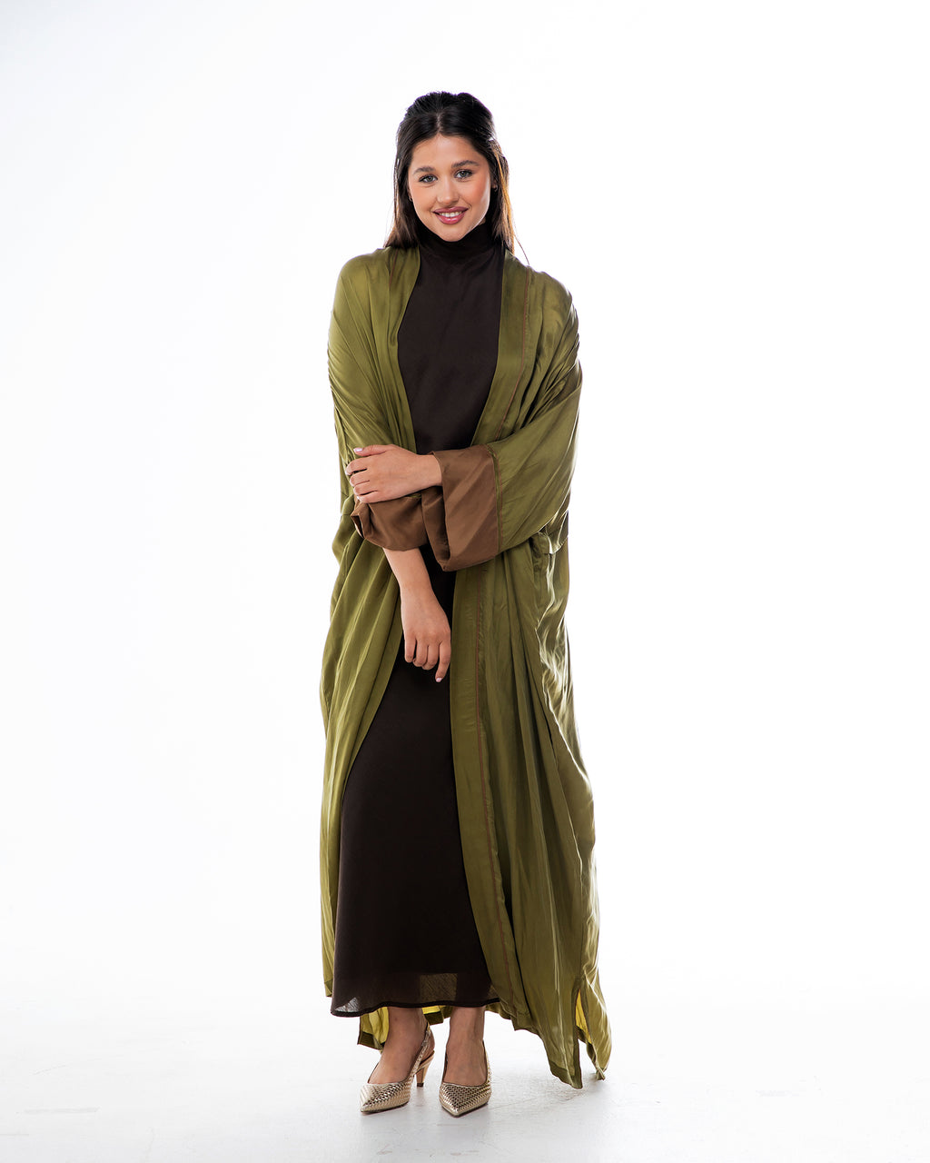 Haze – Washed Silk Kaftan Abaya