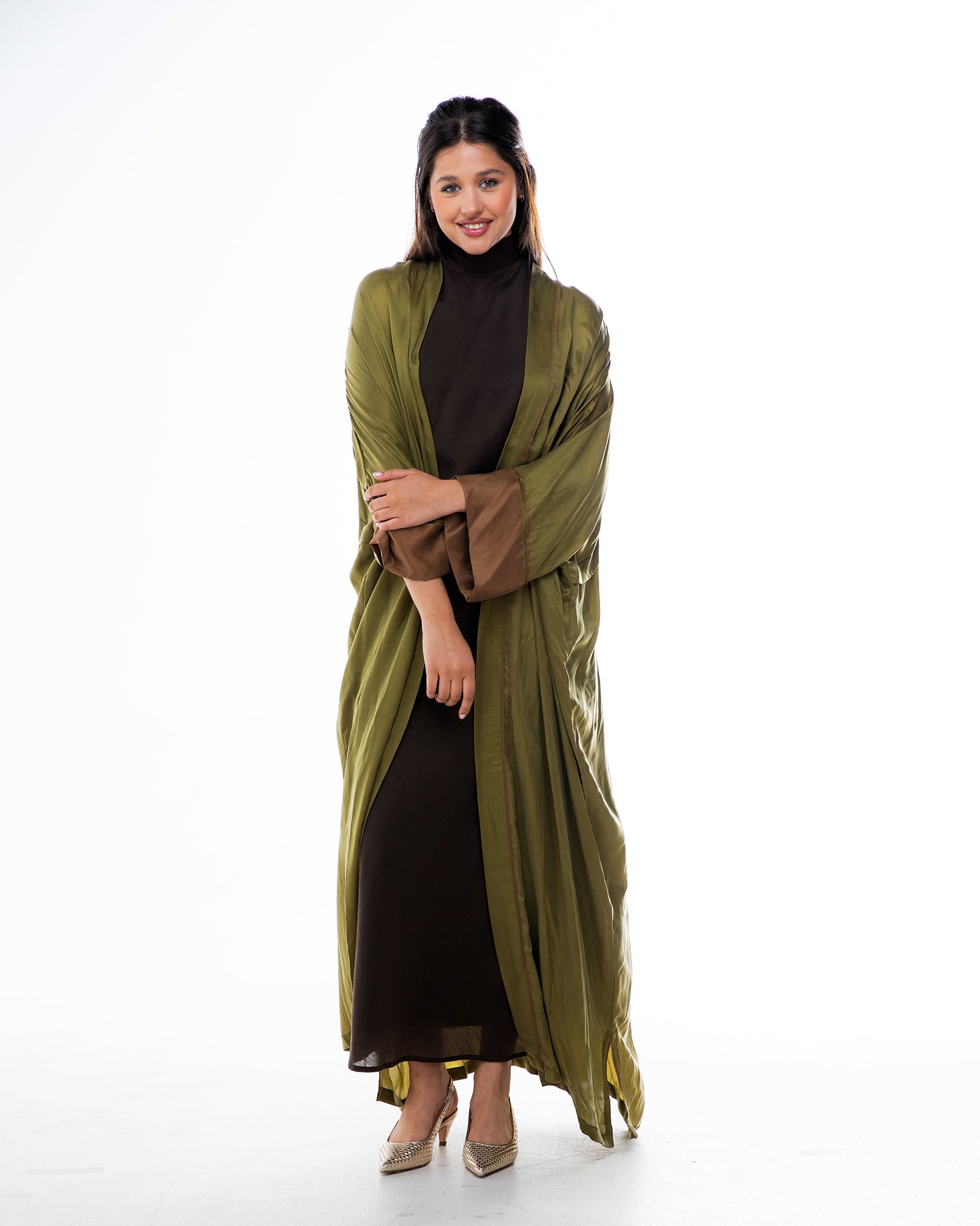 Haze – Washed Silk Kaftan Abaya