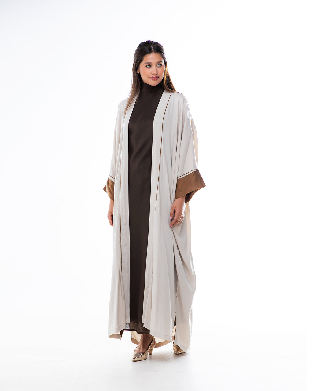 Haze – Washed Silk Kaftan Abaya