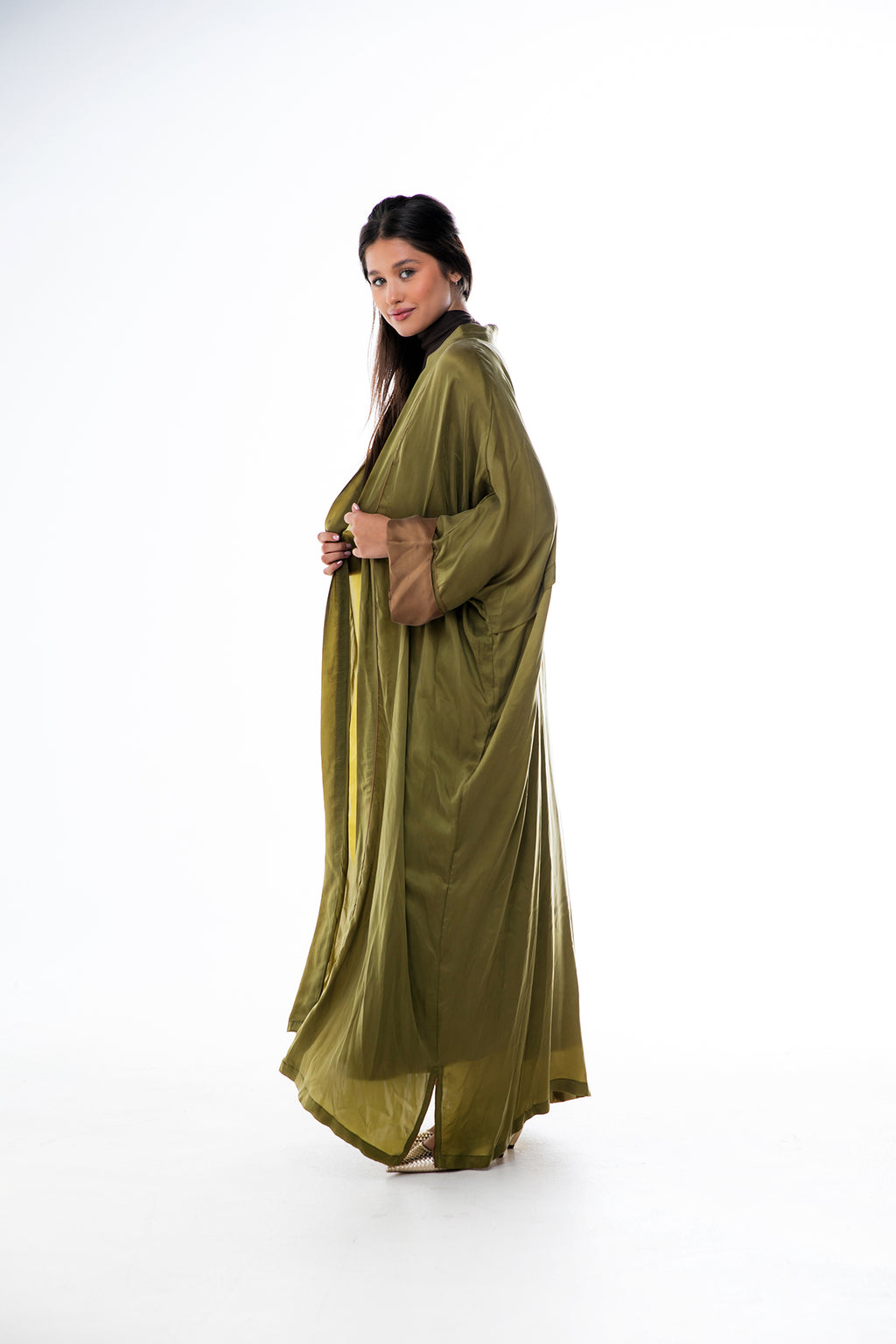 Haze – Washed Silk Kaftan Abaya