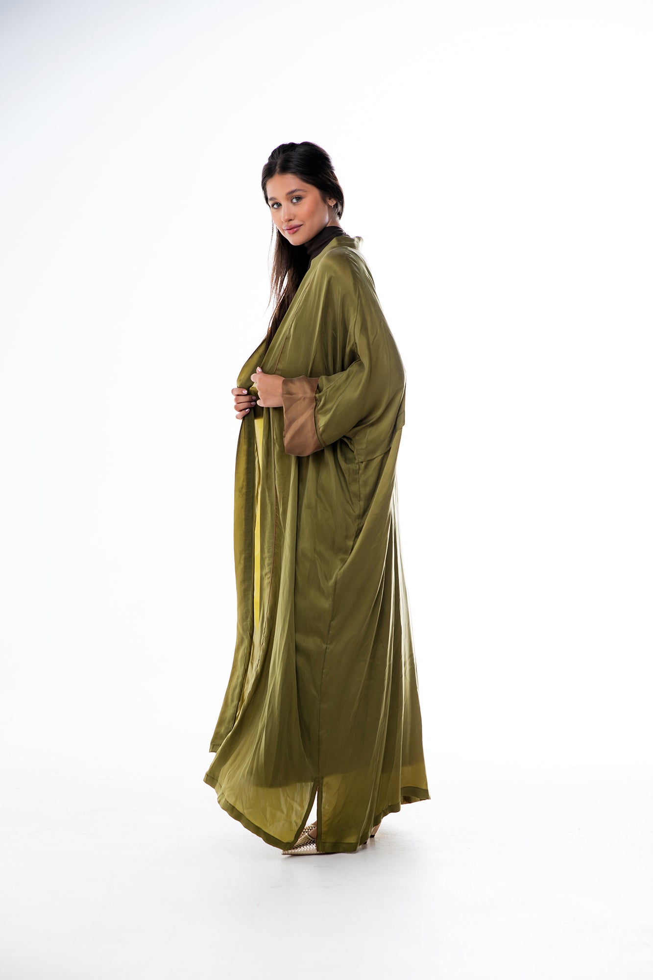 Haze – Washed Silk Kaftan Abaya