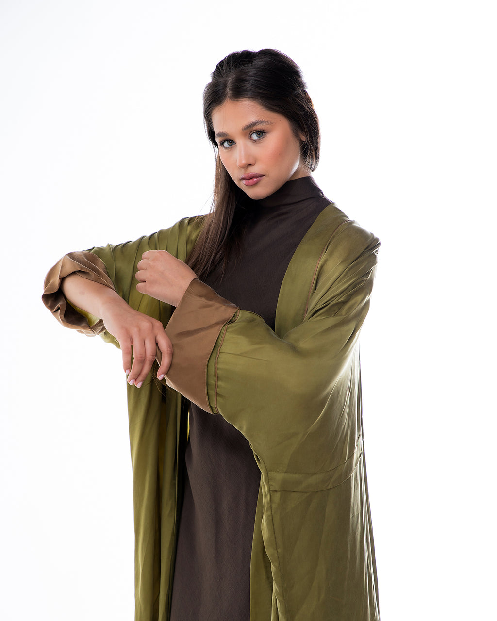 Haze – Washed Silk Kaftan Abaya
