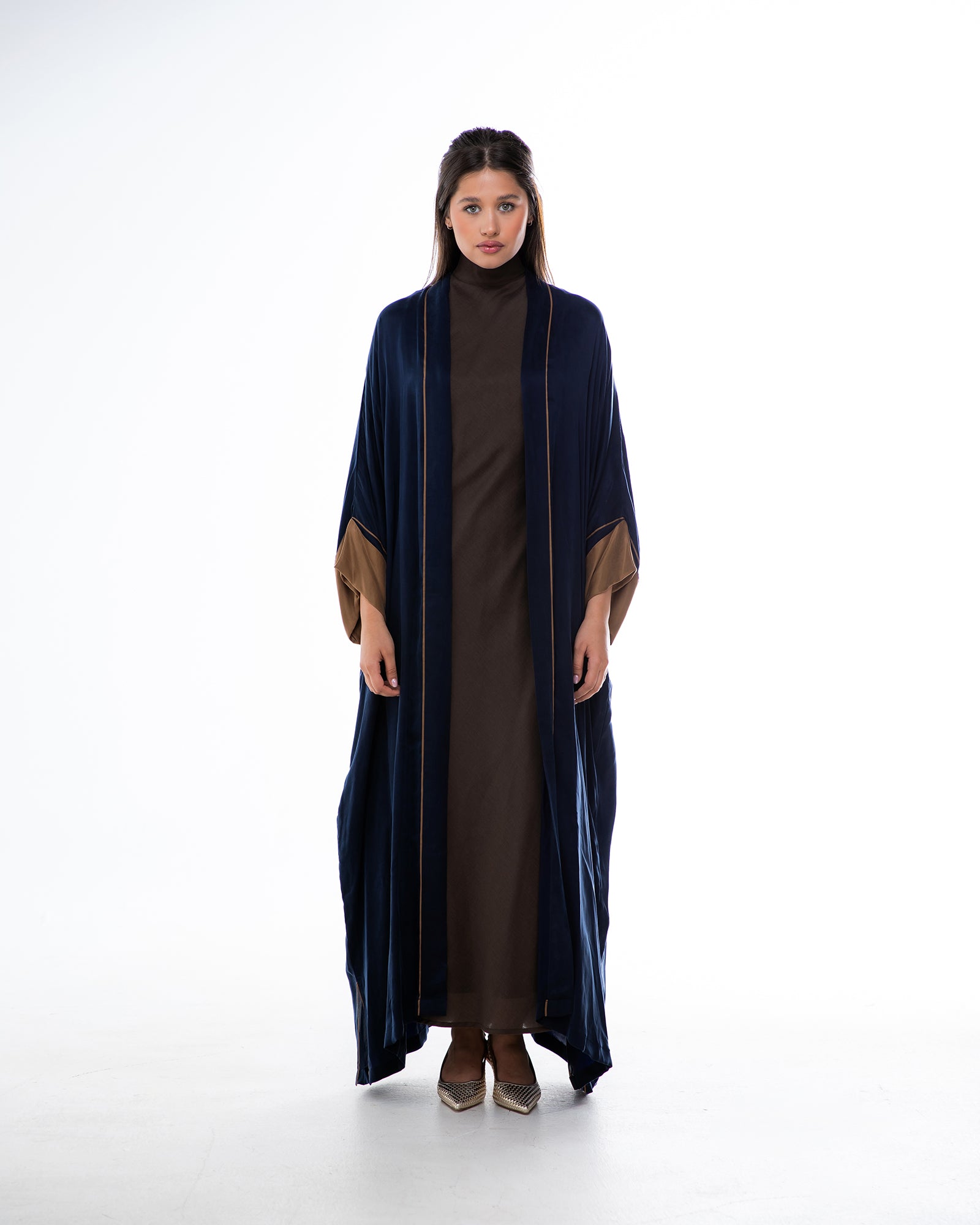 Haze – Washed Silk Kaftan Abaya