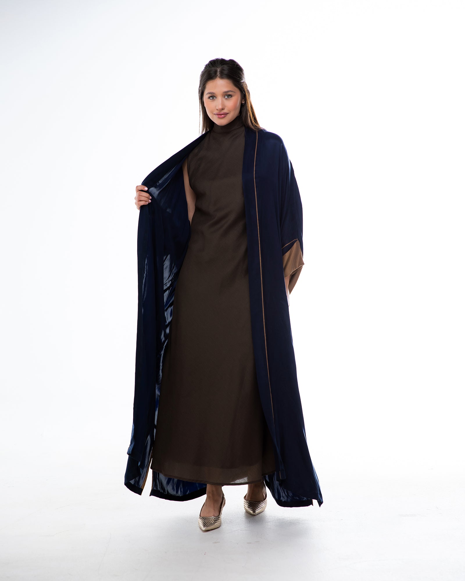 Haze – Washed Silk Kaftan Abaya
