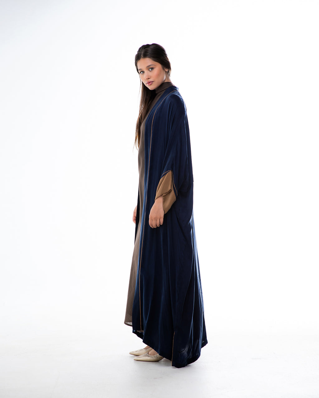 Haze – Washed Silk Kaftan Abaya
