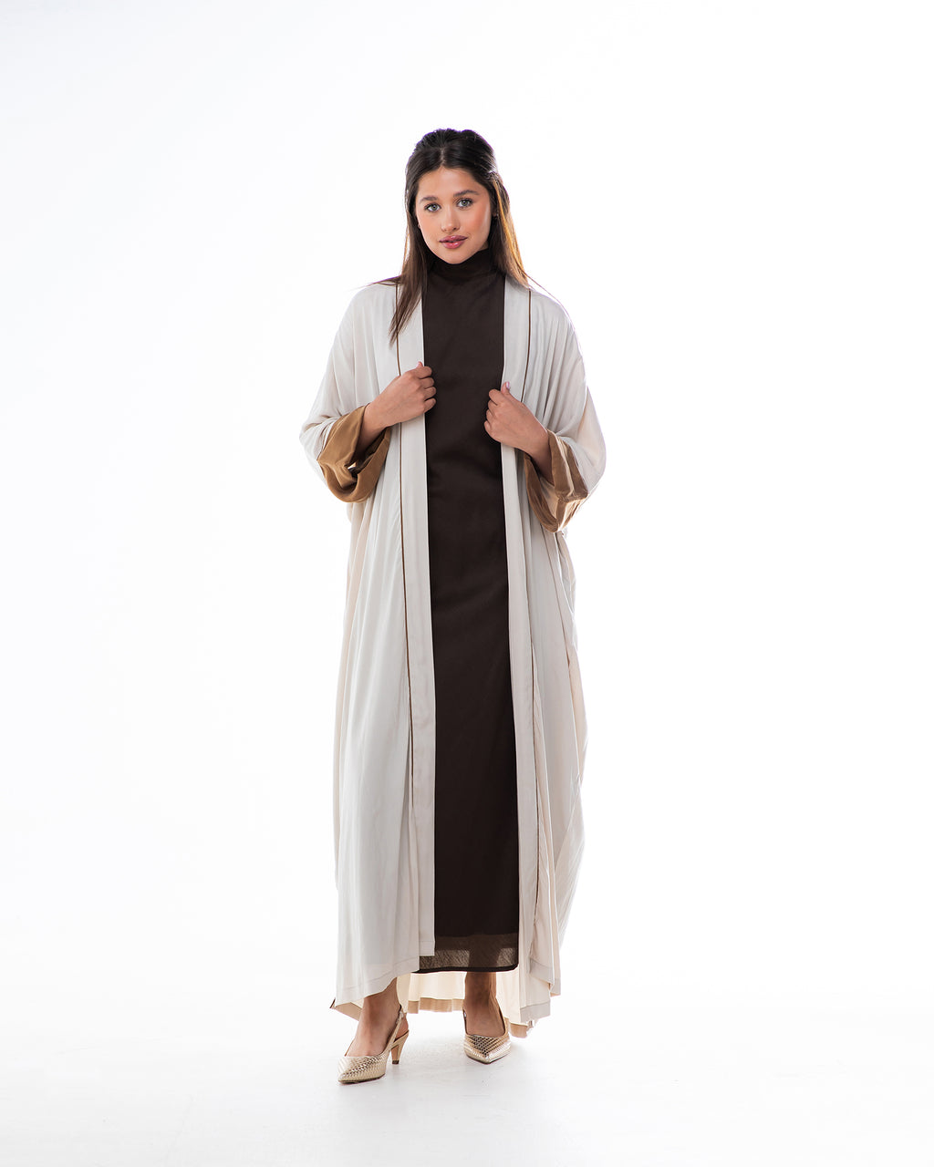 Haze – Washed Silk Kaftan Abaya