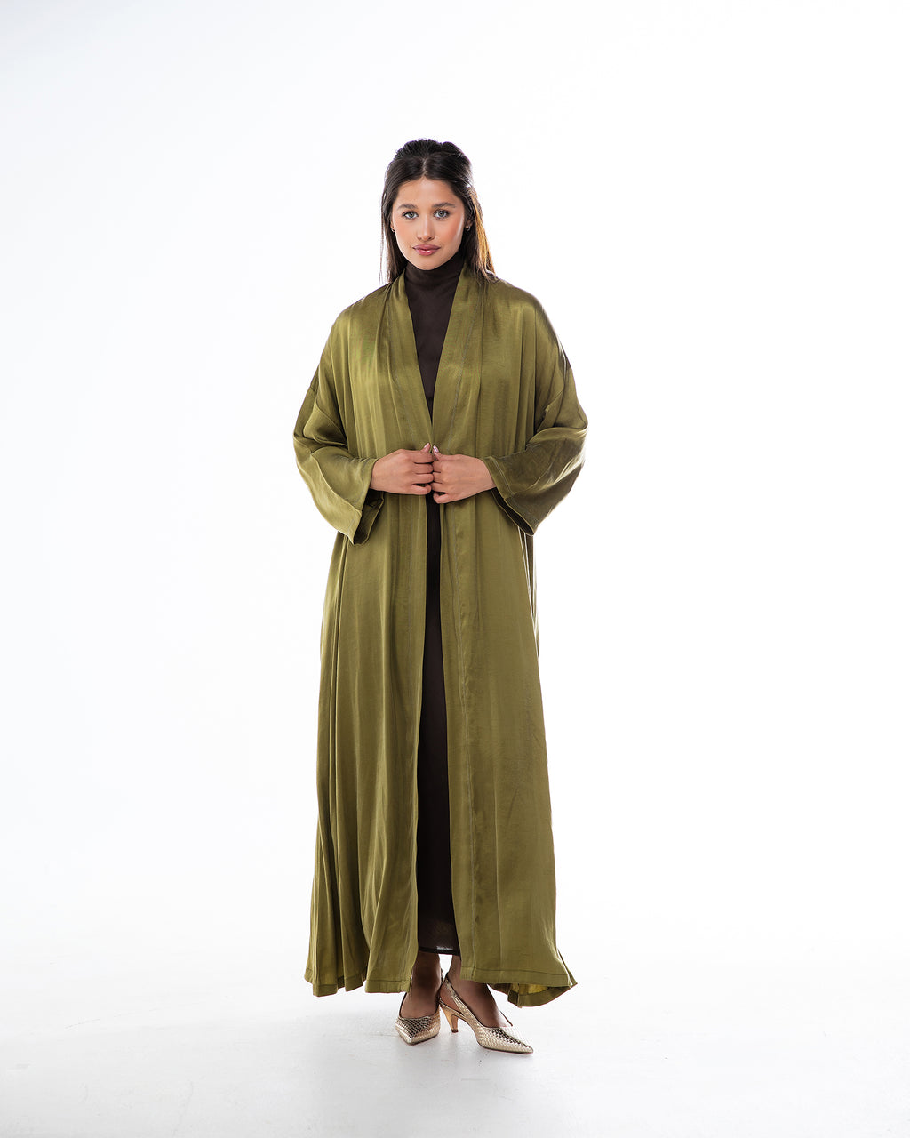 Earth - Washed Silk A-Line Abaya