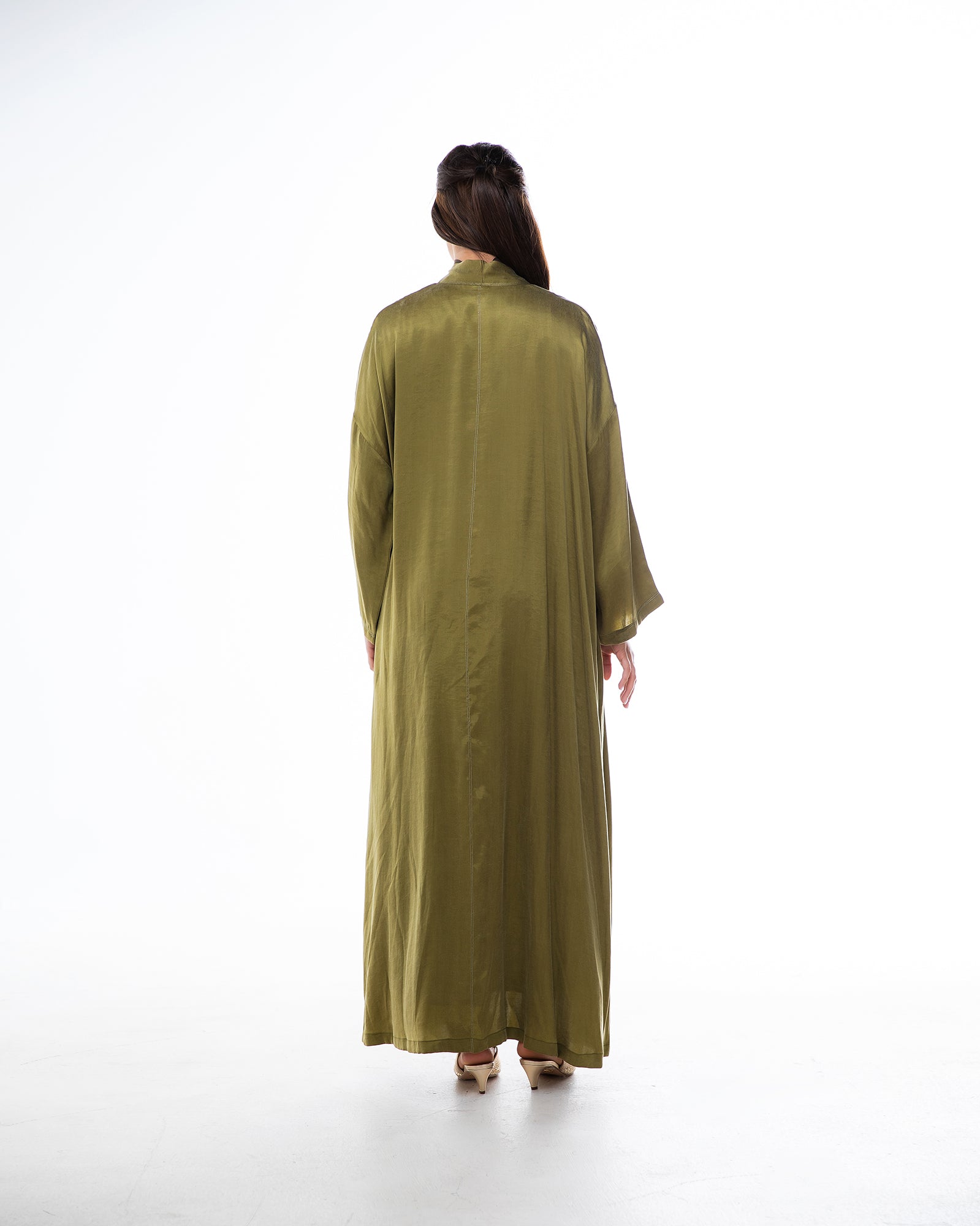 Earth - Washed Silk A-Line Abaya