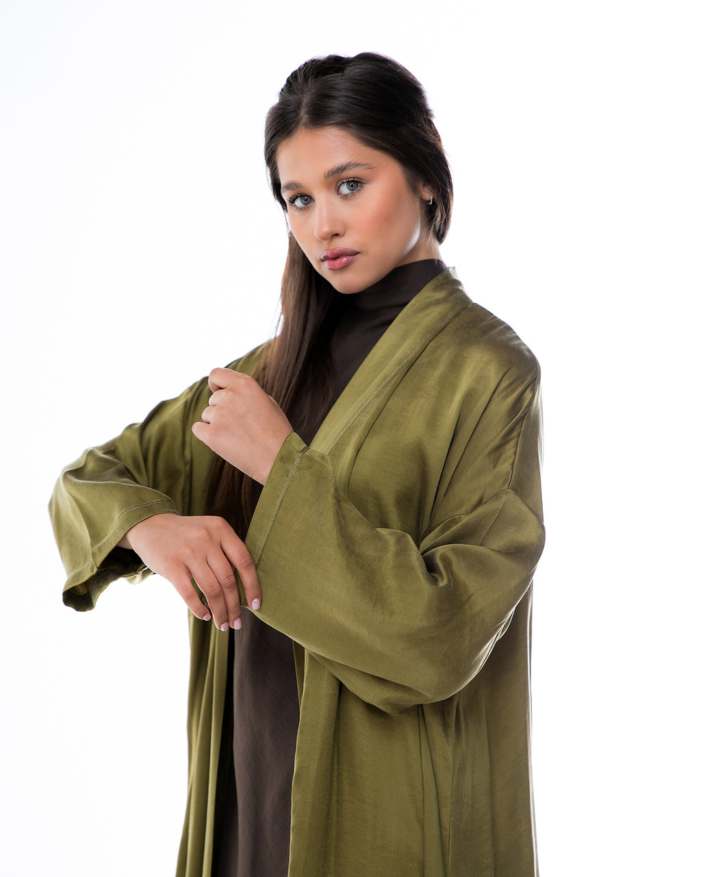 Earth - Washed Silk A-Line Abaya