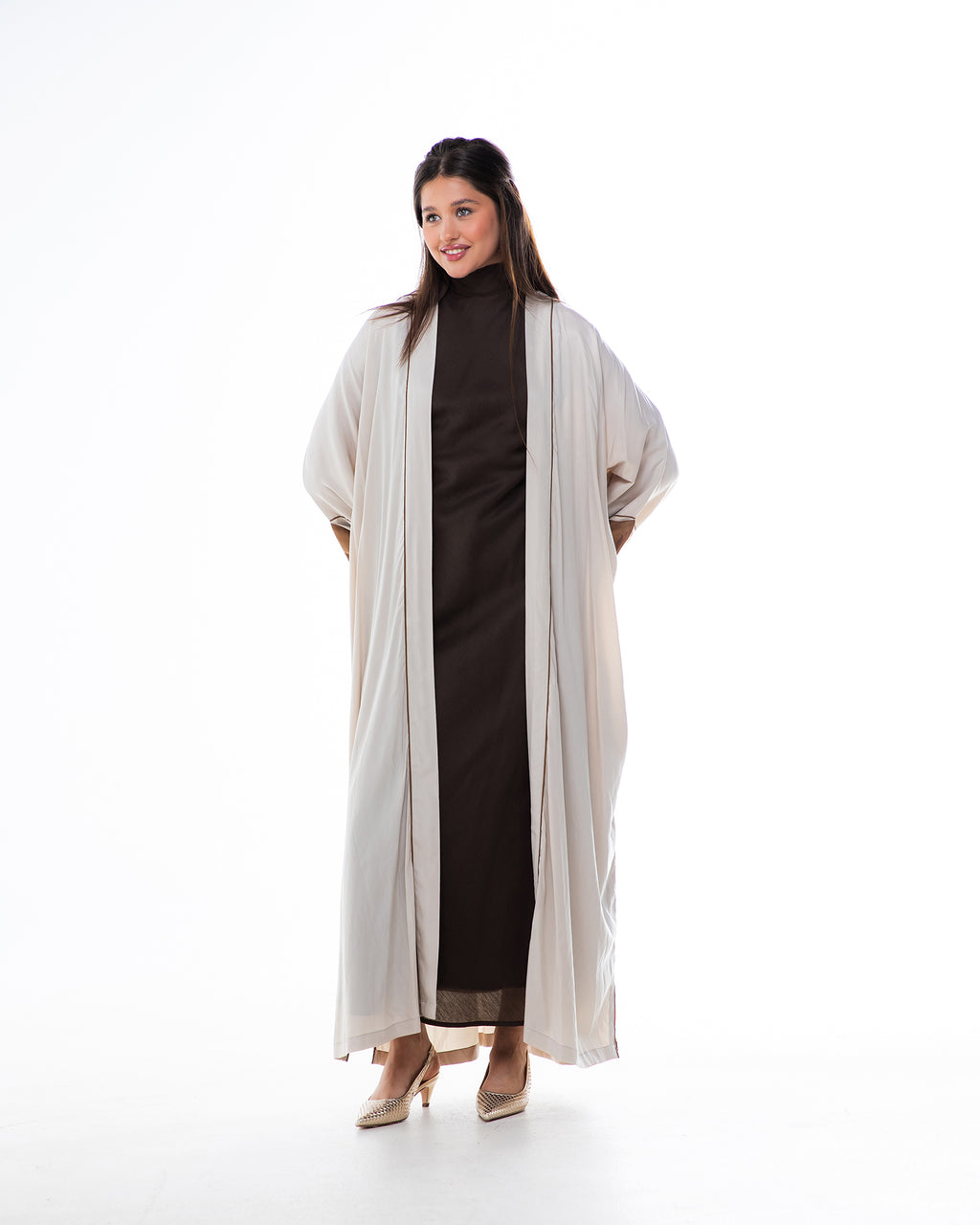 Haze – Washed Silk Kaftan Abaya