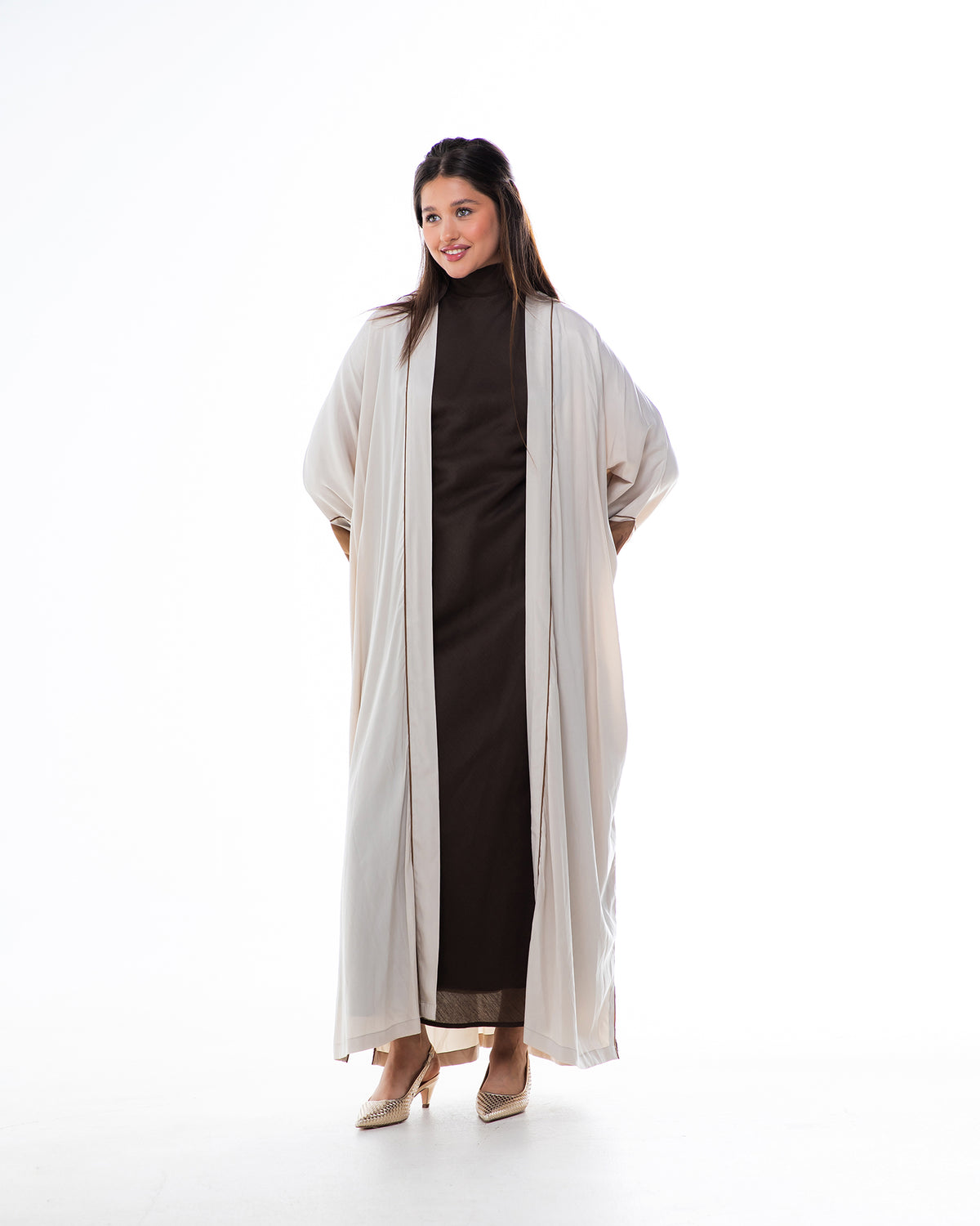 Haze – Washed Silk Kaftan Abaya
