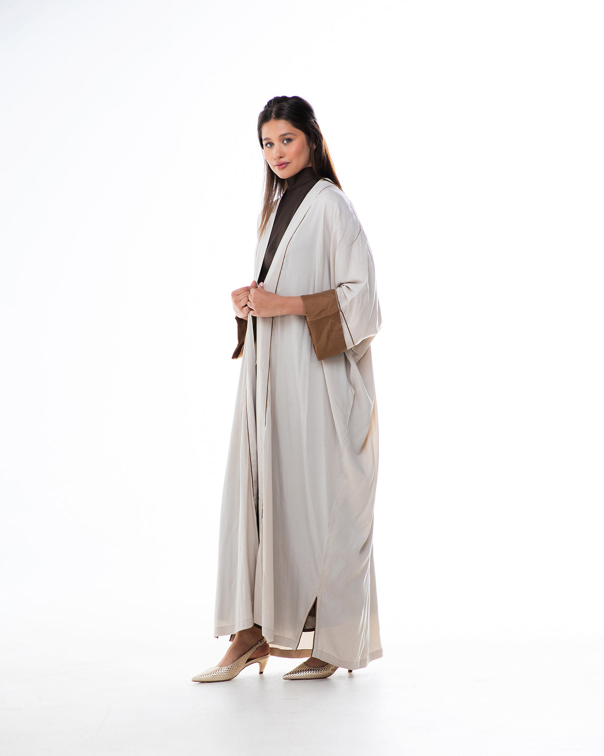 Haze – Washed Silk Kaftan Abaya