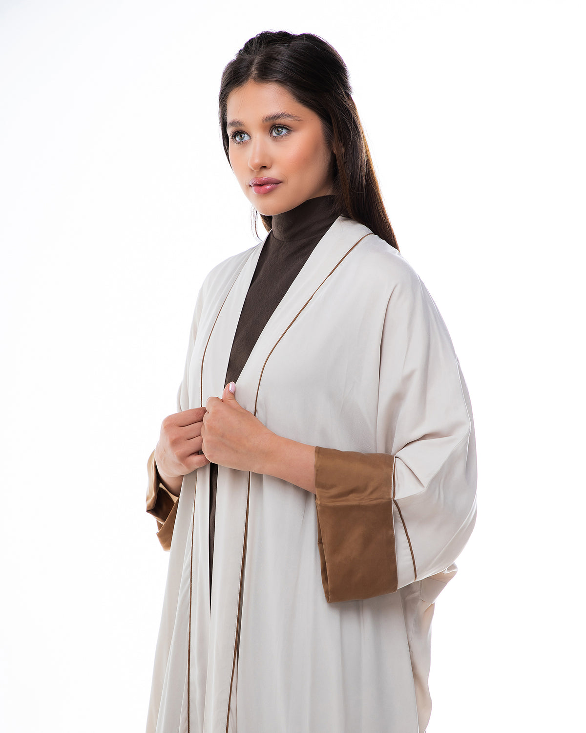 Haze – Washed Silk Kaftan Abaya
