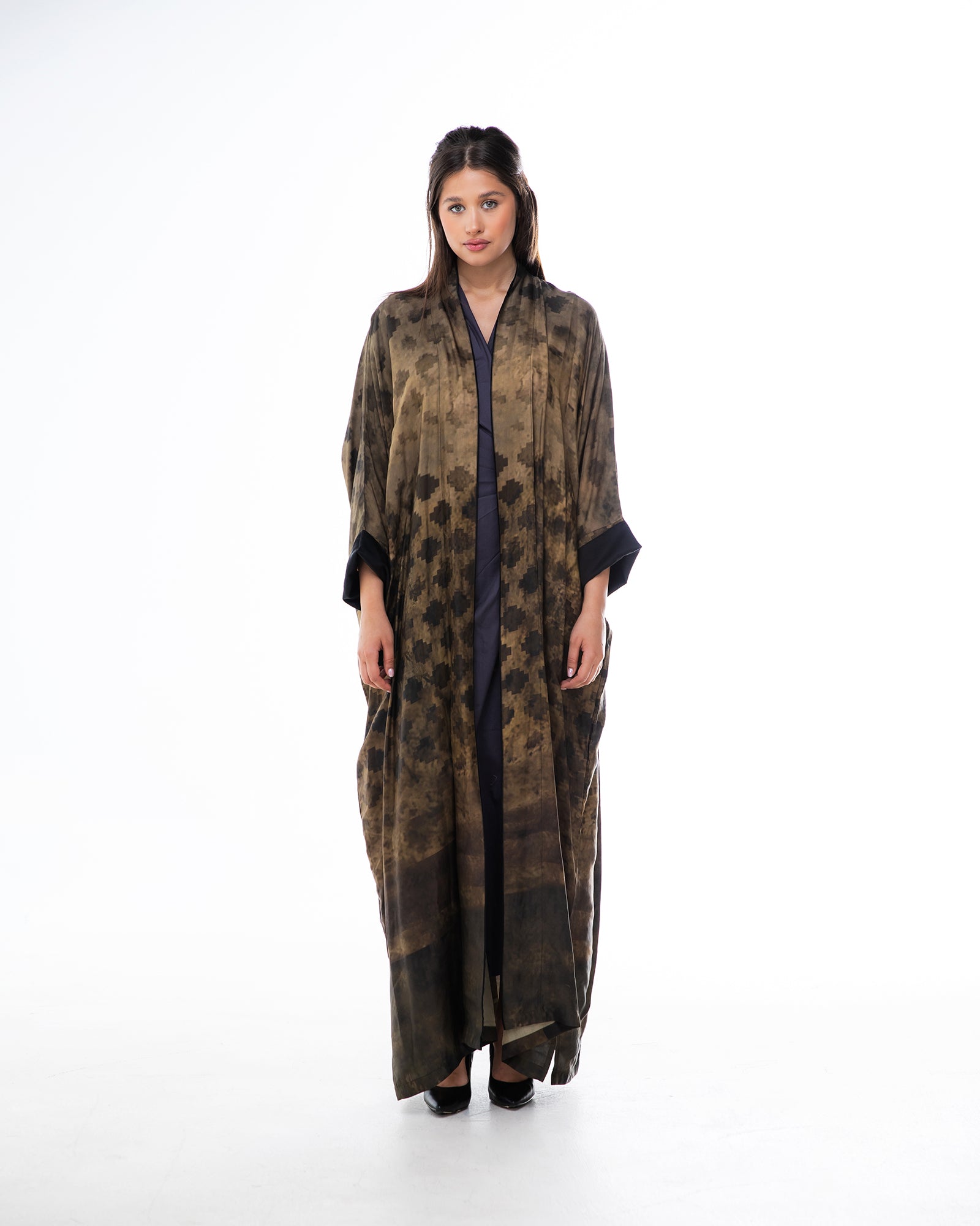 Kashmir 2.0 - Printed Bisht Abaya