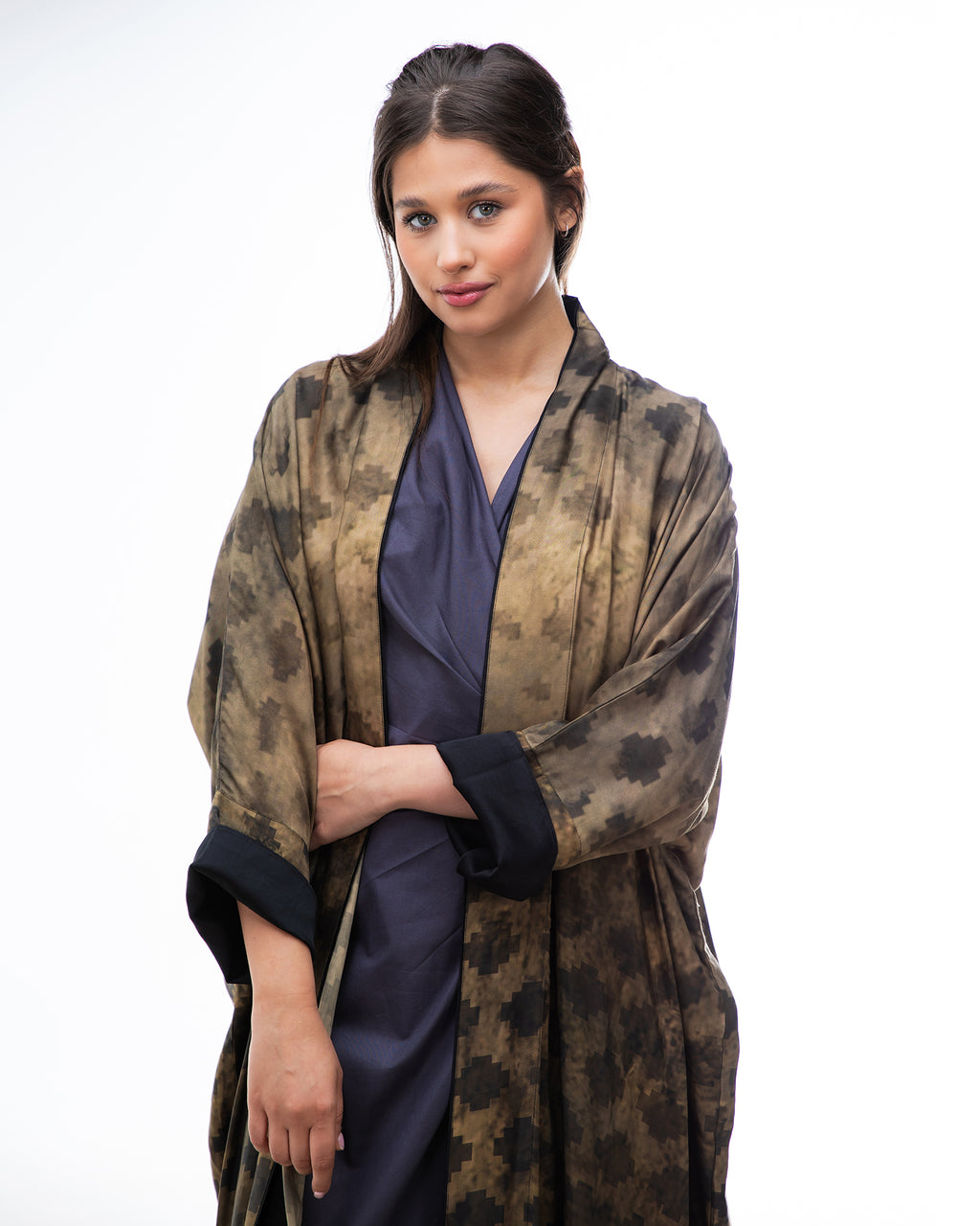 Kashmir 2.0 - Printed Bisht Abaya