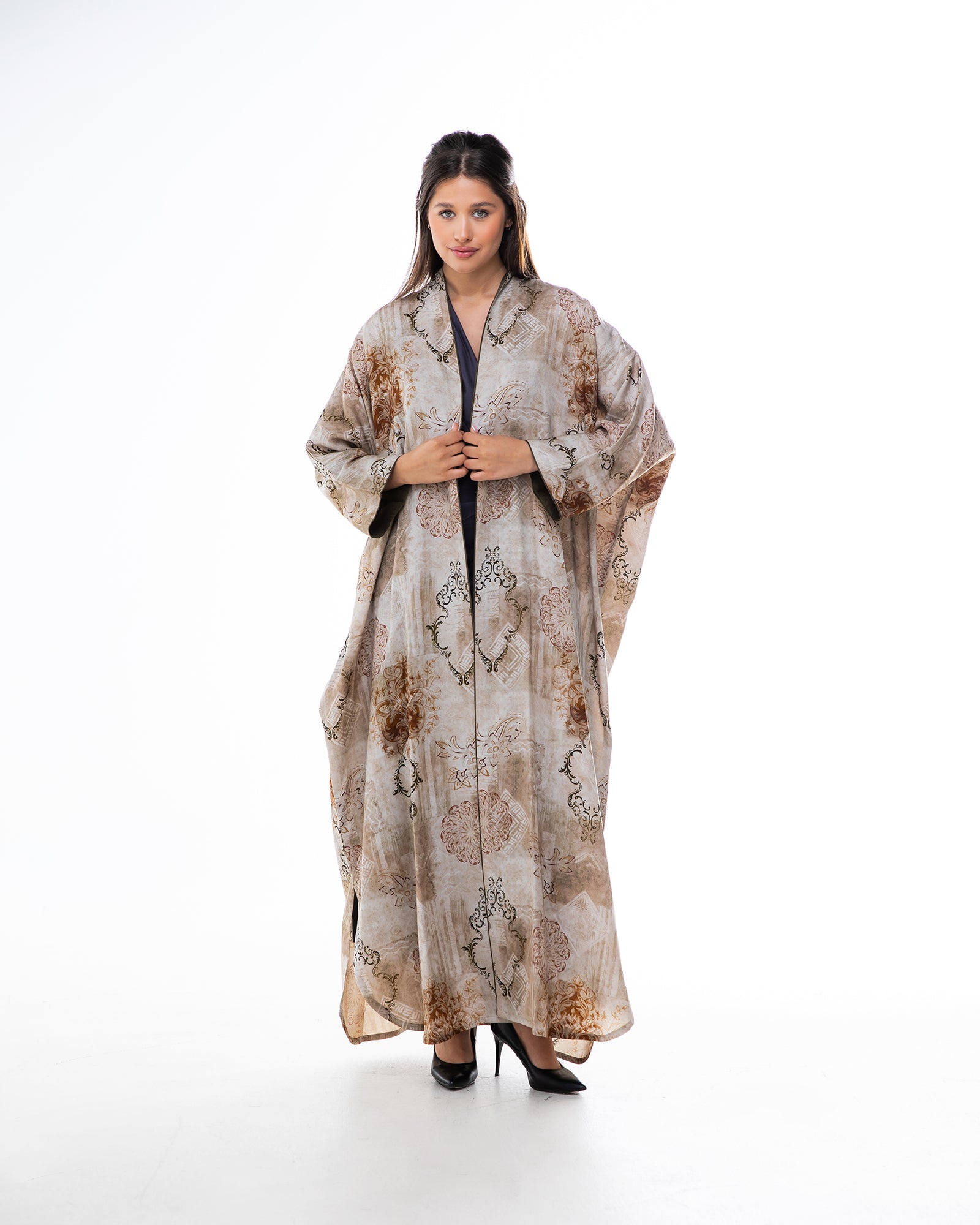 Kashmir 2.0 - Printed Bisht Abaya