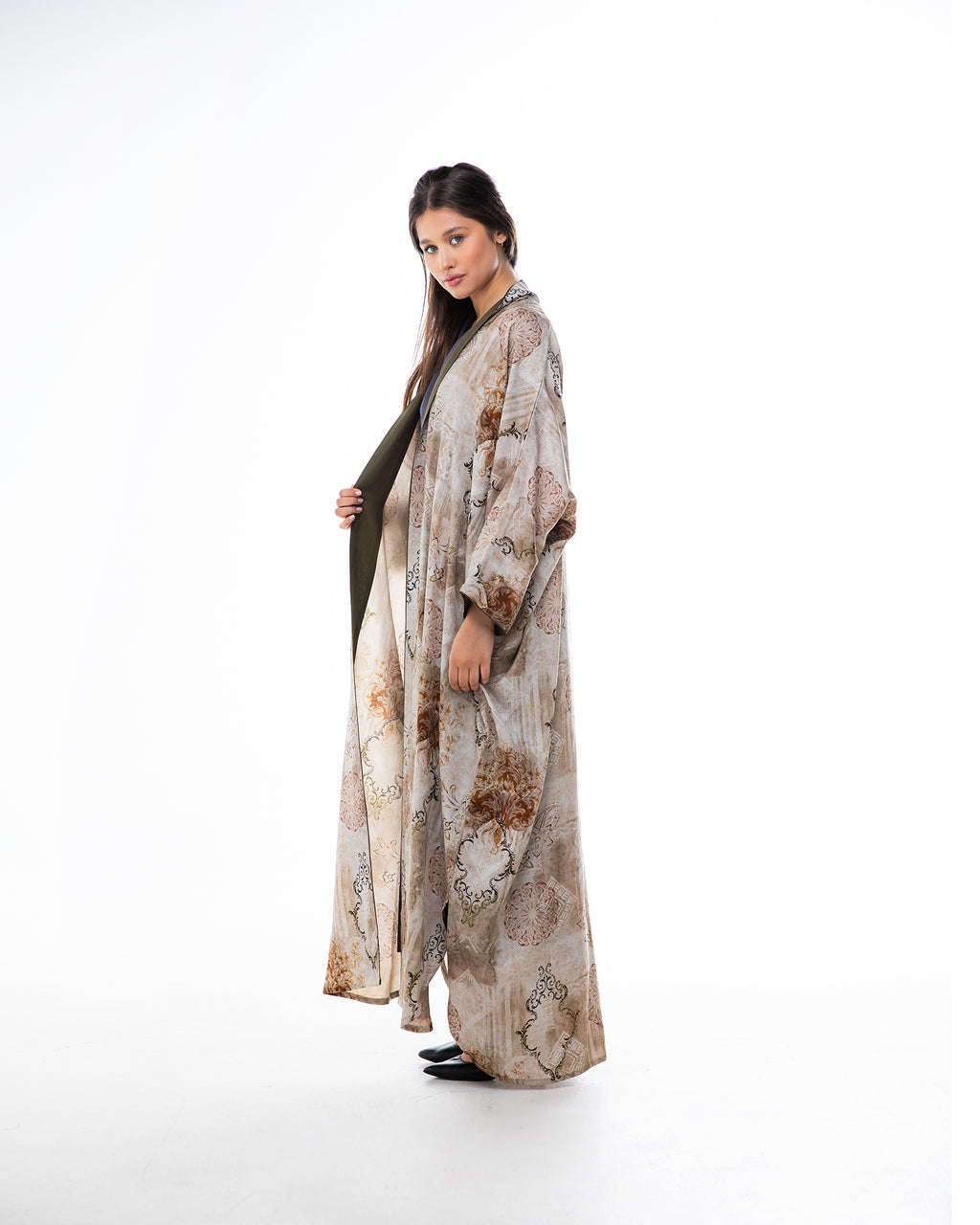 Kashmir 2.0 - Printed Bisht Abaya