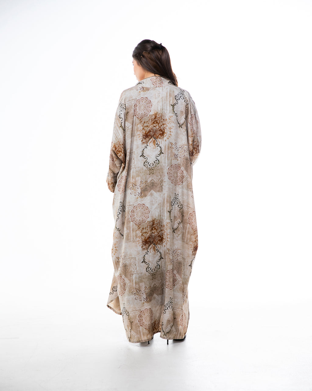 Kashmir 2.0 - Printed Bisht Abaya