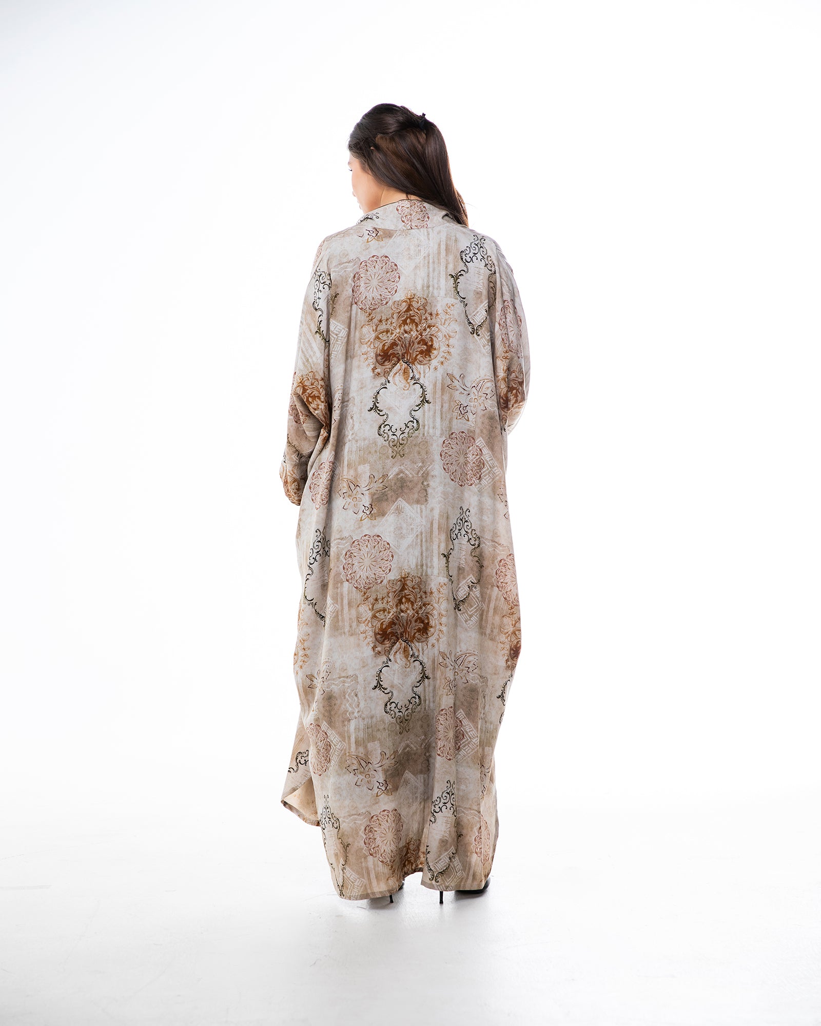 Kashmir 2.0 - Printed Bisht Abaya