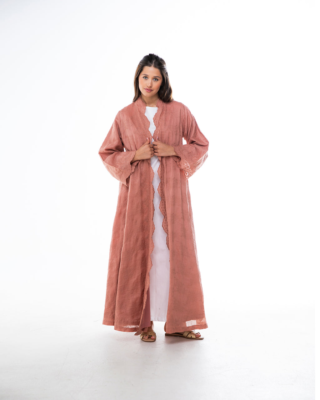 Naila 2.0 – Embroidered Cotton Abaya