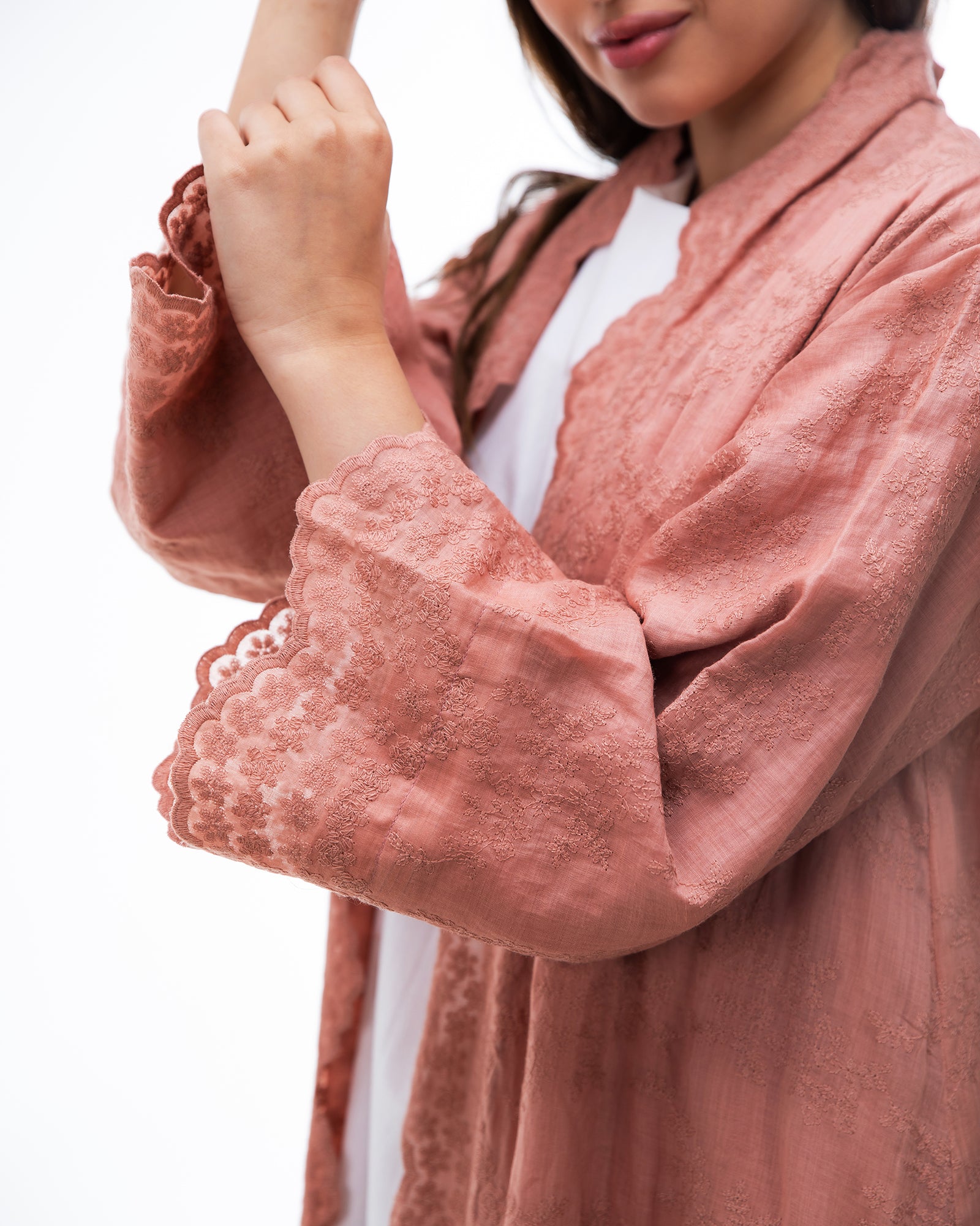 Naila 2.0 – Embroidered Cotton Abaya