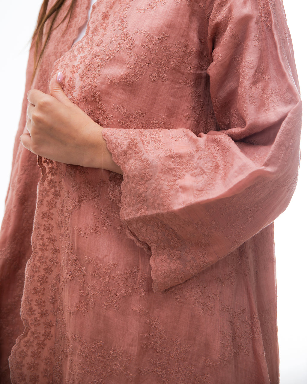 Naila 2.0 – Embroidered Cotton Abaya