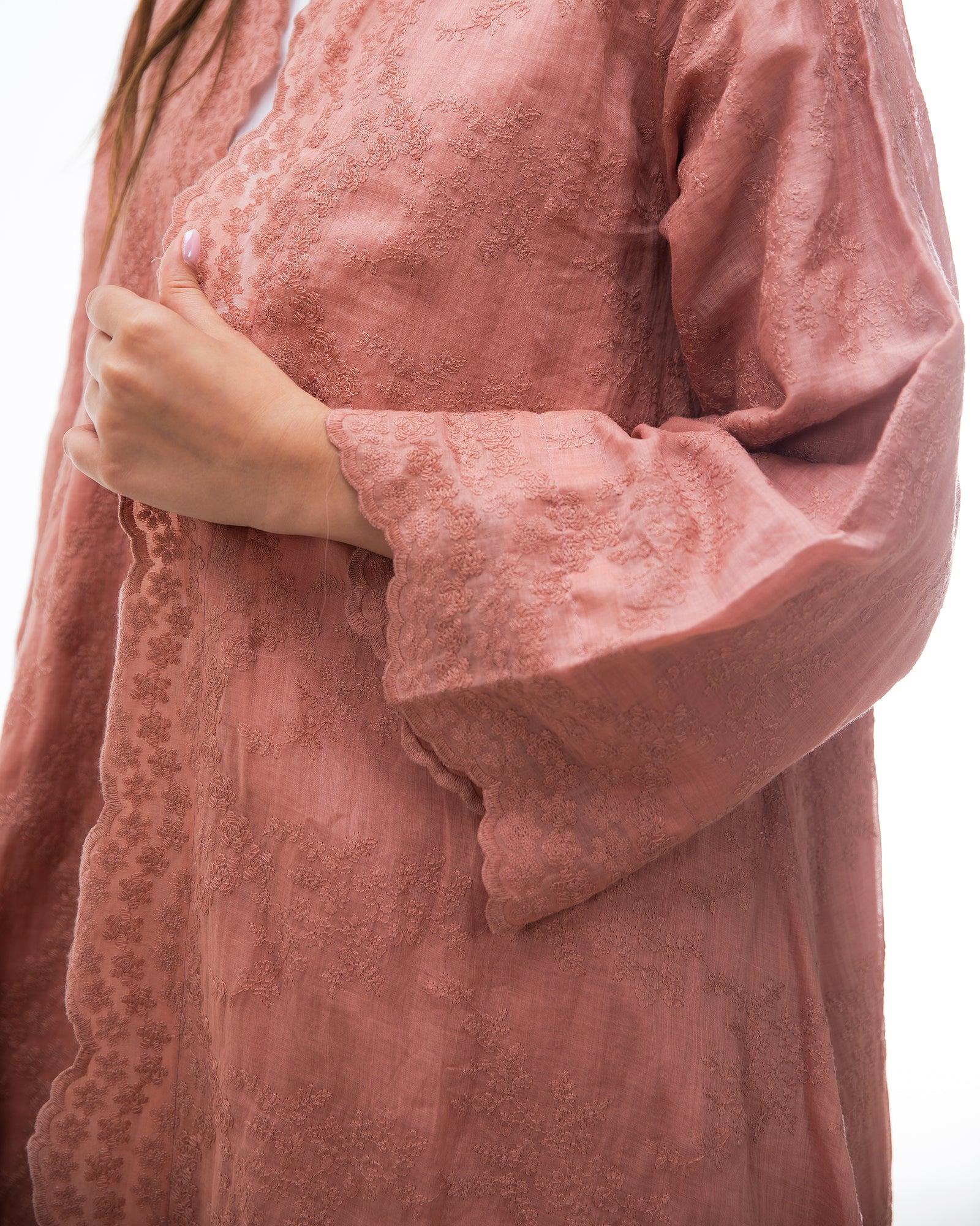 Naila 2.0 – Embroidered Cotton Abaya