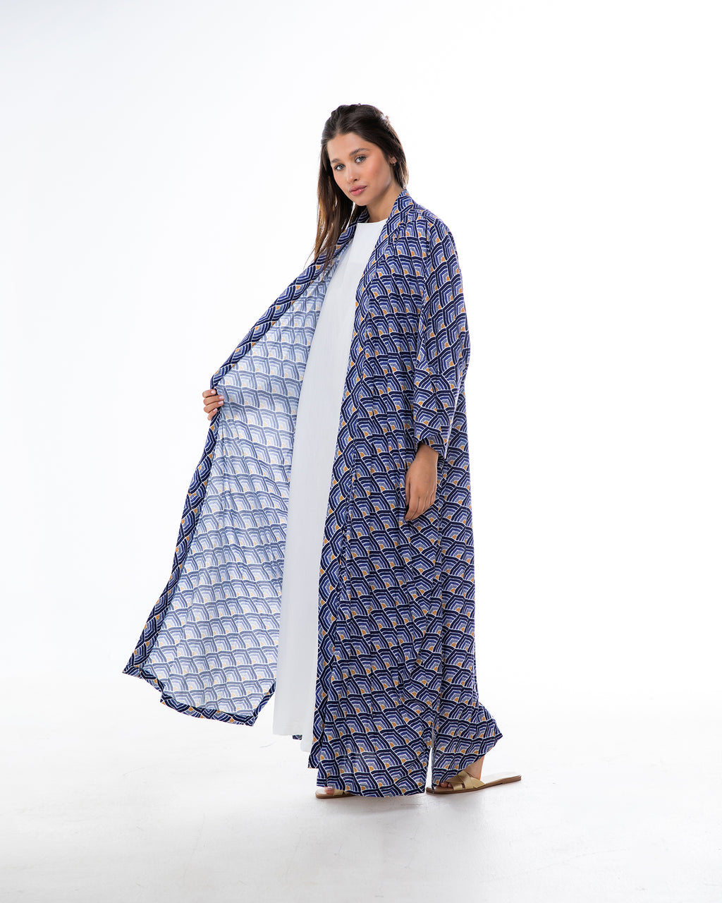 New Summer Kaftan – Printed Cotton Abaya