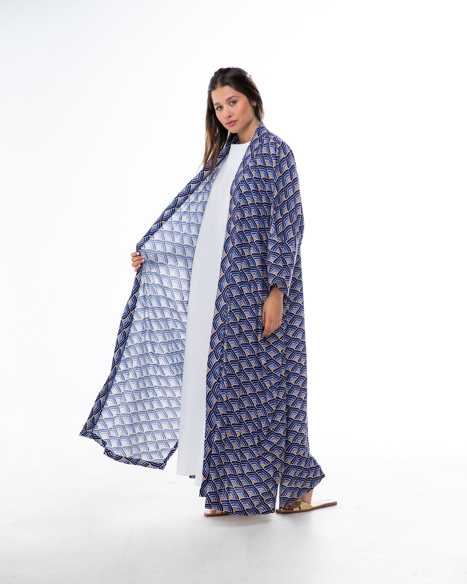 New Summer Kaftan – Printed Cotton Abaya
