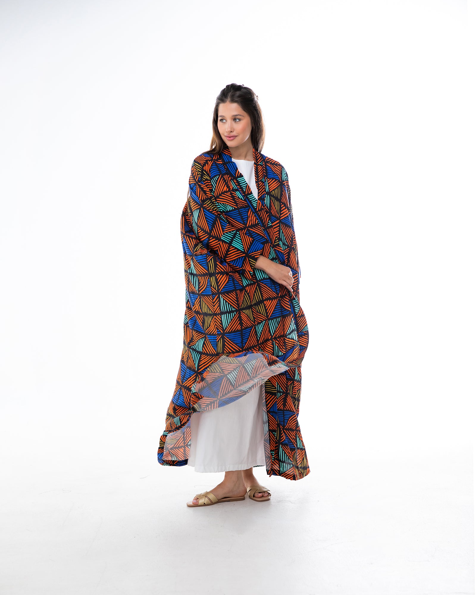 New Summer Kaftan – Printed Cotton Abaya