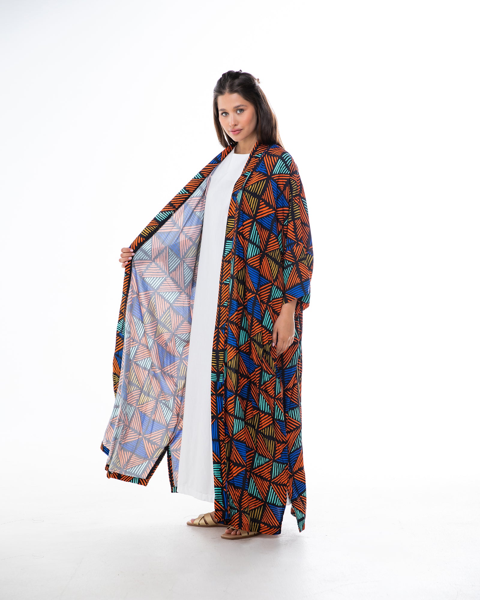 New Summer Kaftan – Printed Cotton Abaya