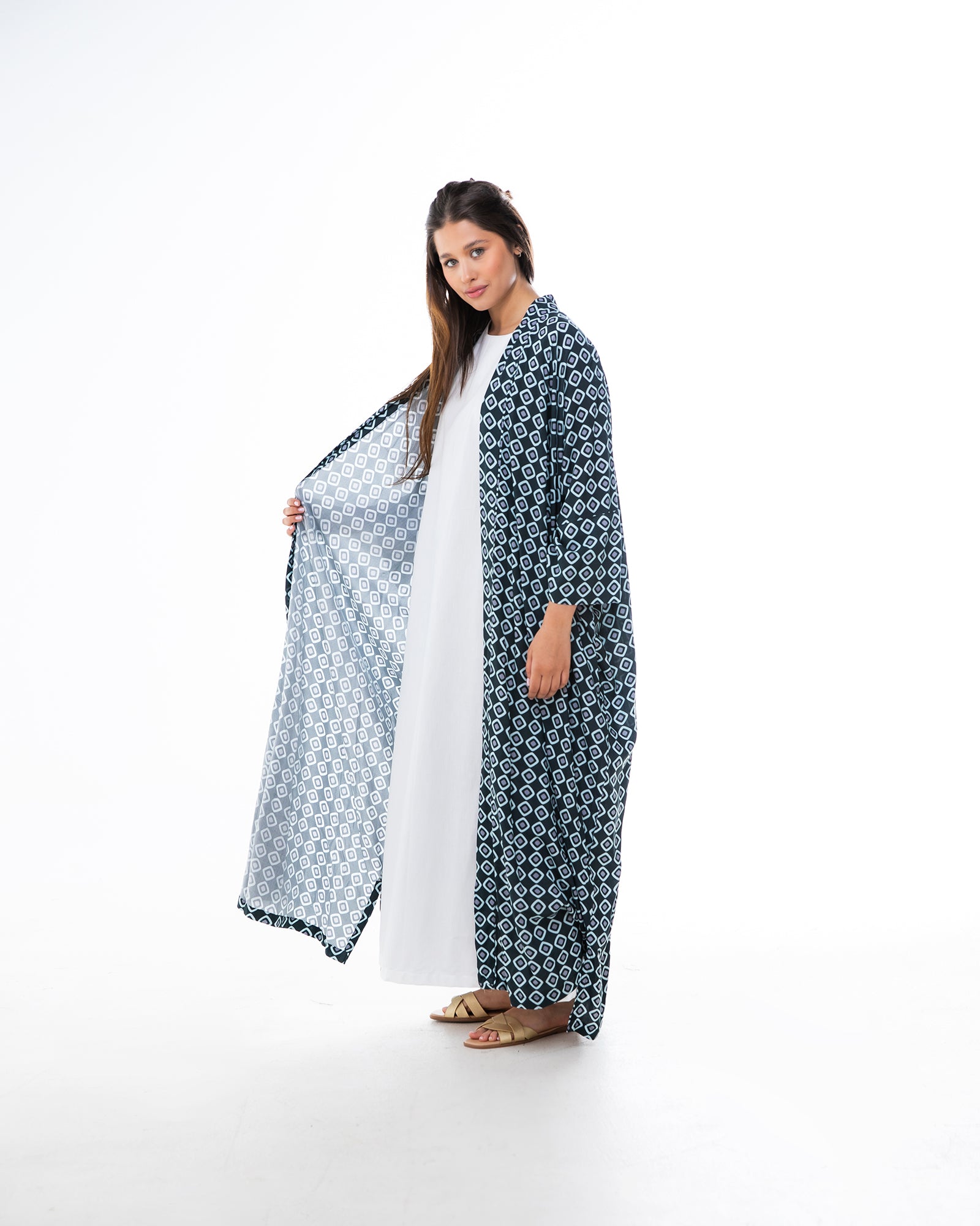 New Summer Kaftan – Printed Cotton Abaya