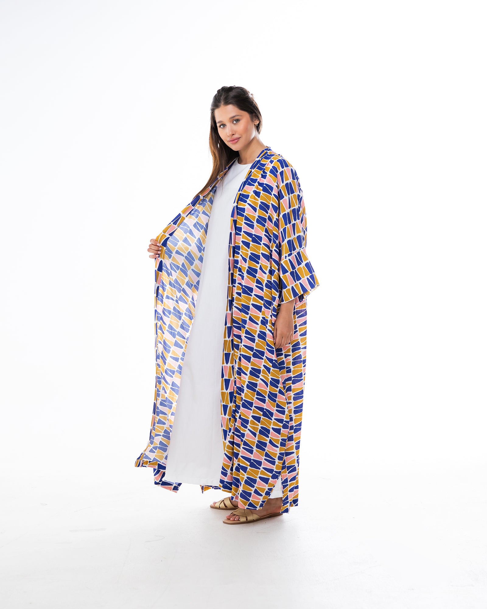 New Summer Kaftan – Printed Cotton Abaya