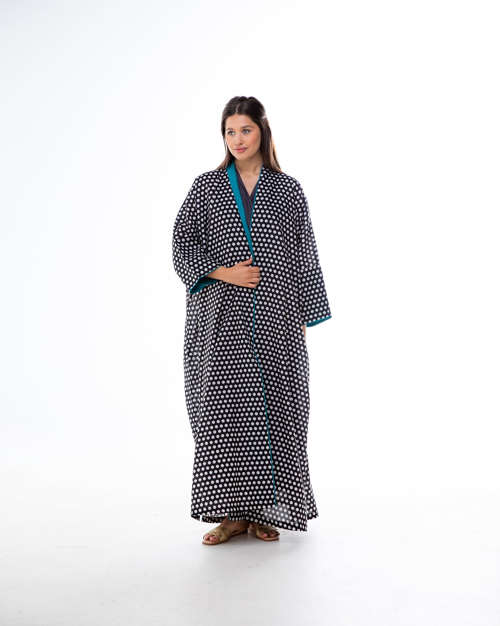 Cactus - Polka Dot Kaftan Abaya