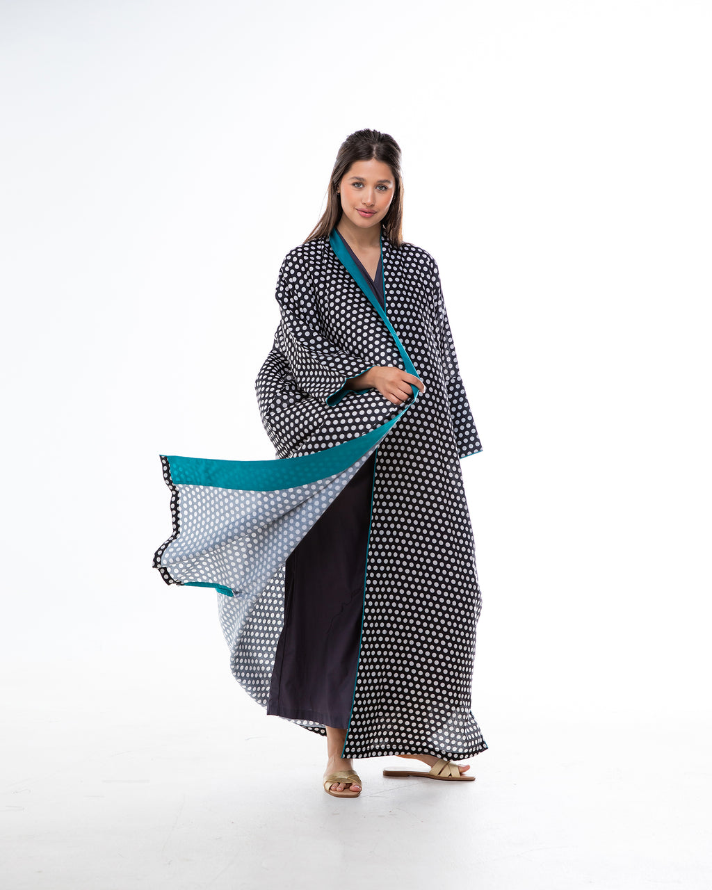 Cactus - Polka Dot Kaftan Abaya