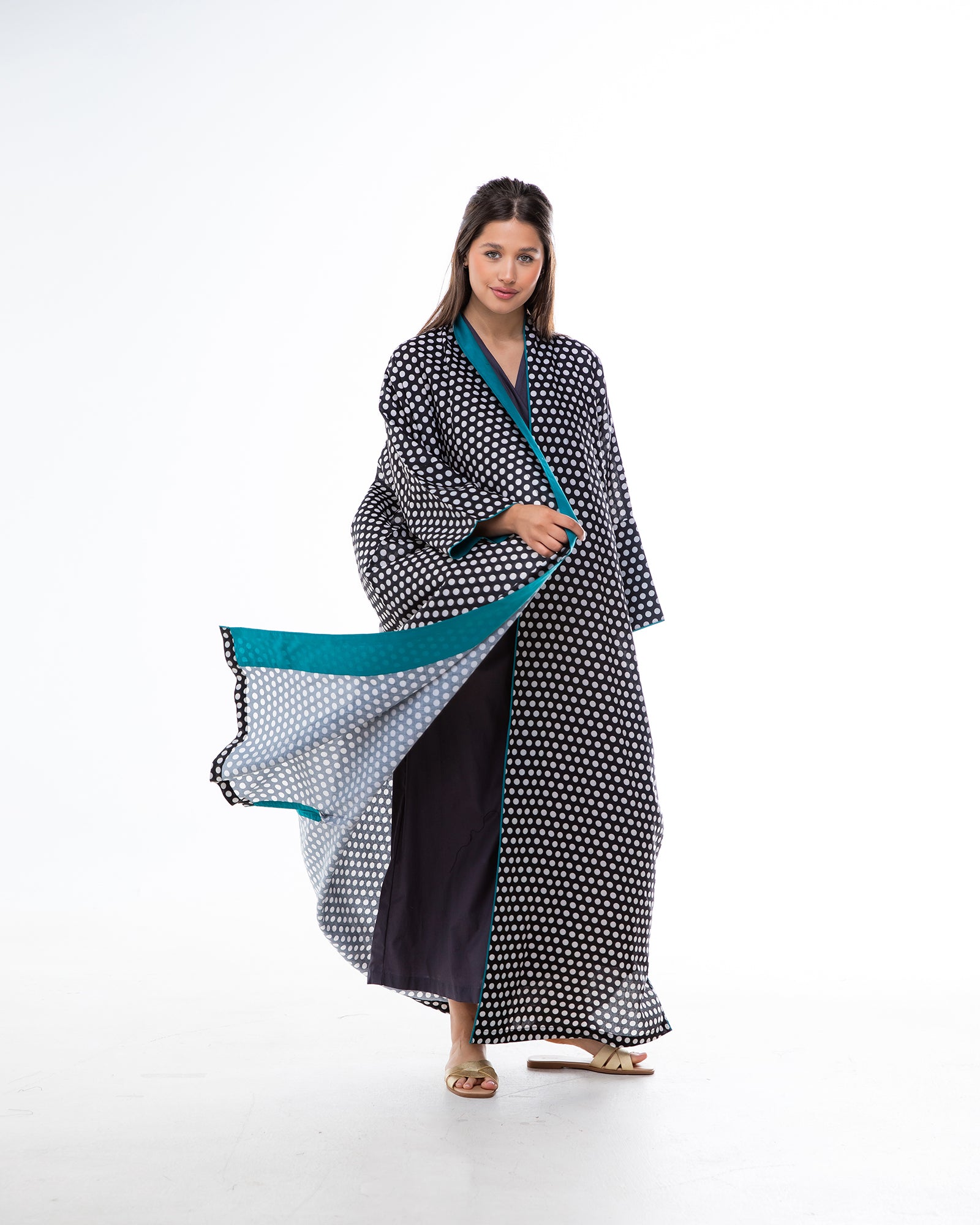 Cactus - Polka Dot Kaftan Abaya
