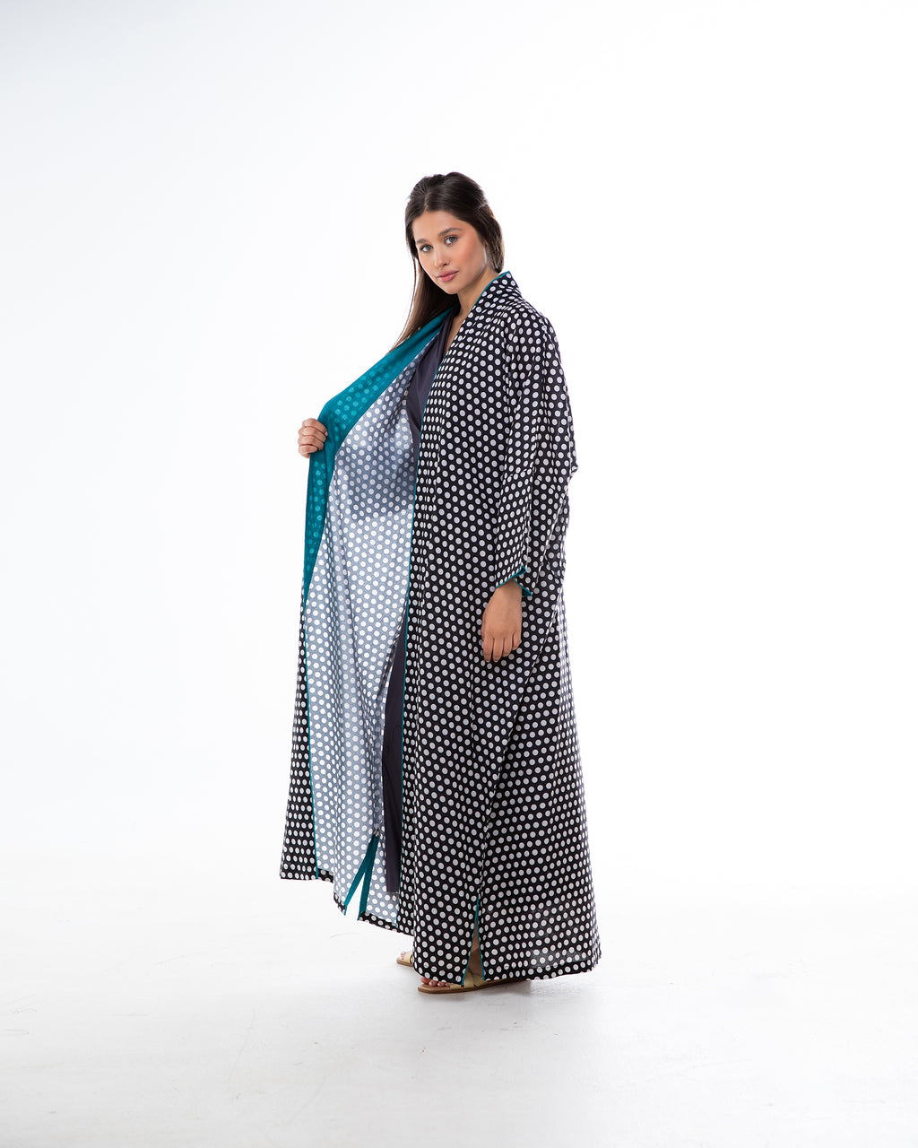 Cactus - Polka Dot Kaftan Abaya