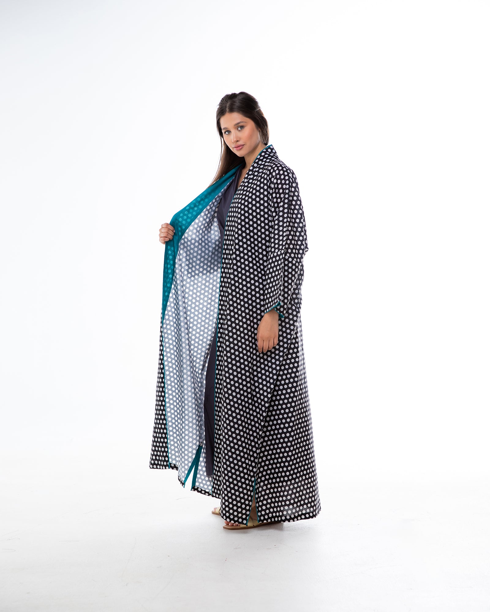 Cactus - Polka Dot Kaftan Abaya