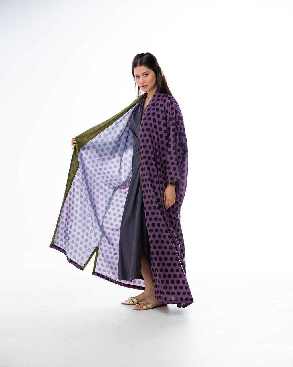 Cactus - Polka Dot Kaftan Abaya