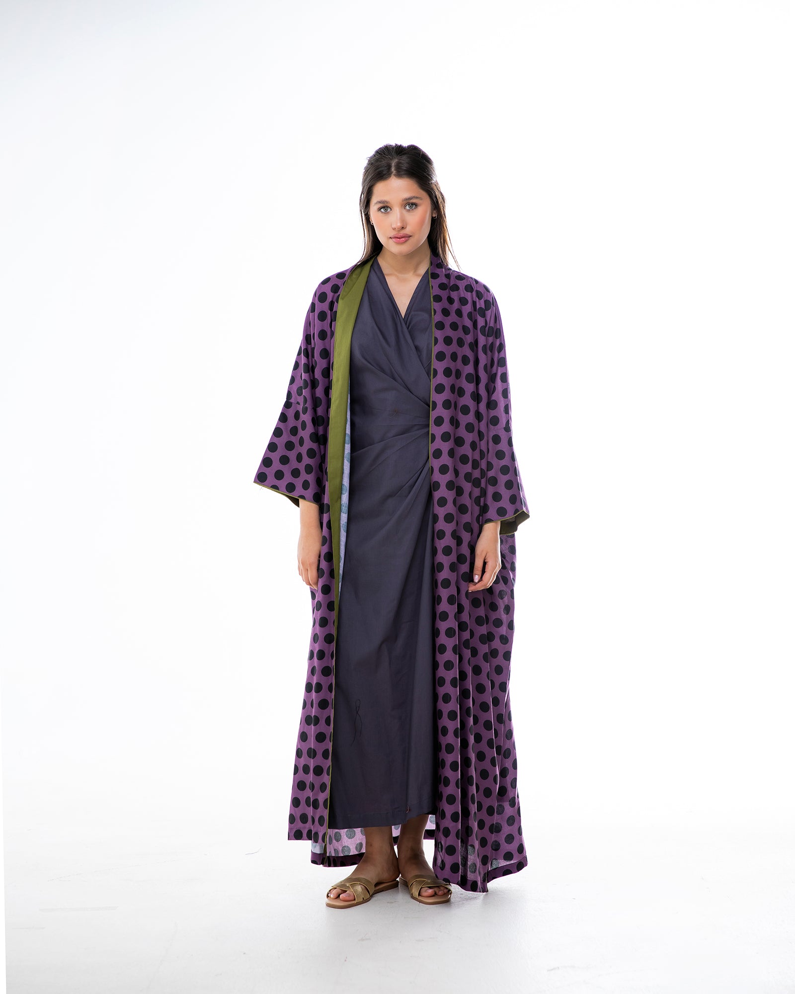 Cactus - Polka Dot Kaftan Abaya