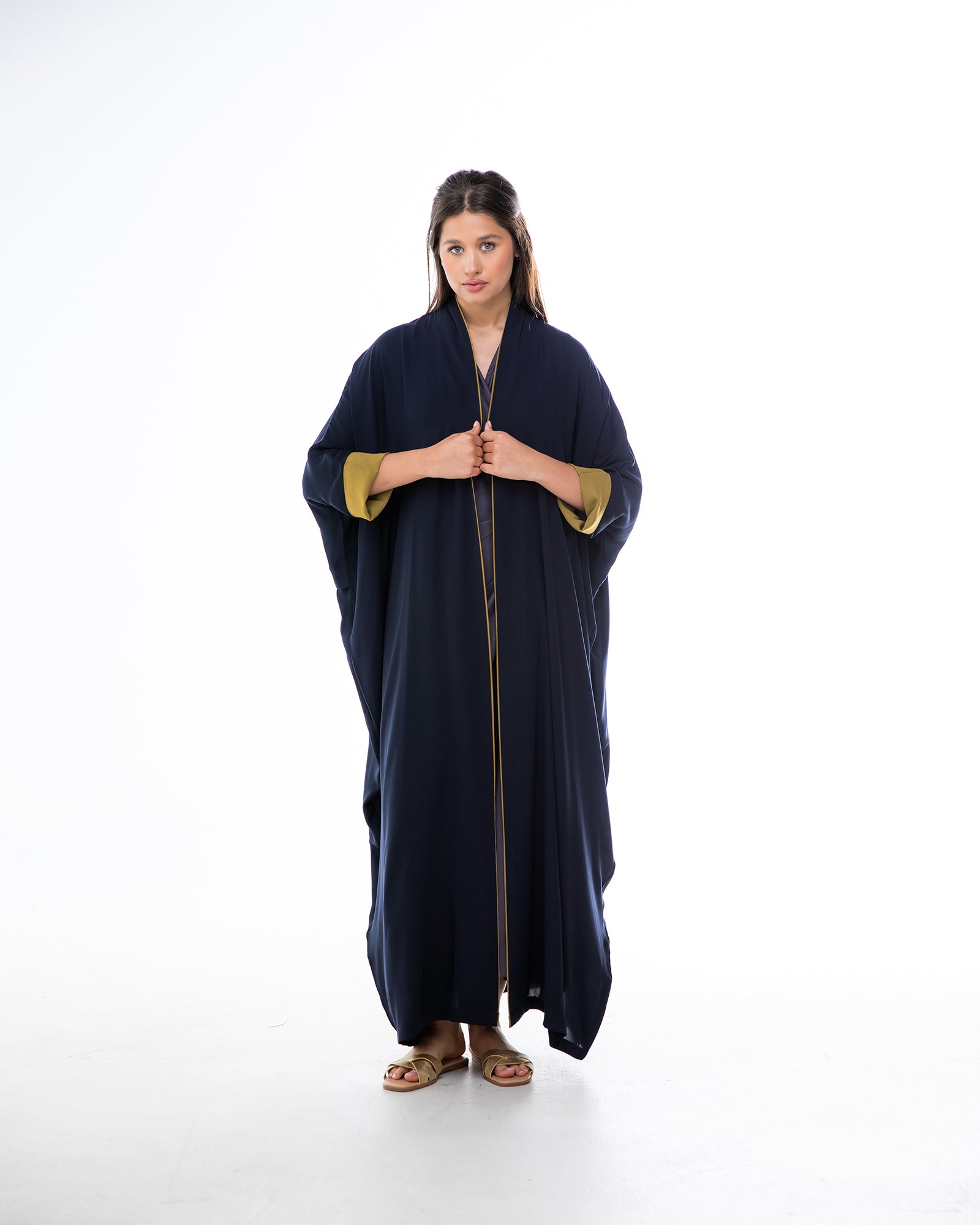 Bloom Crepe – Oversized Kaftan Abaya