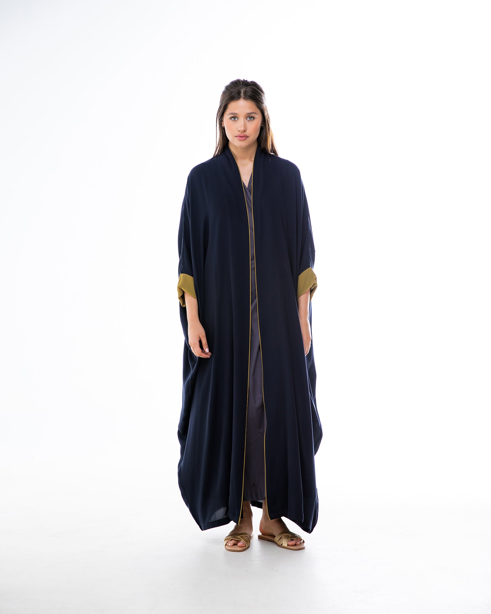 Bloom Crepe – Oversized Kaftan Abaya