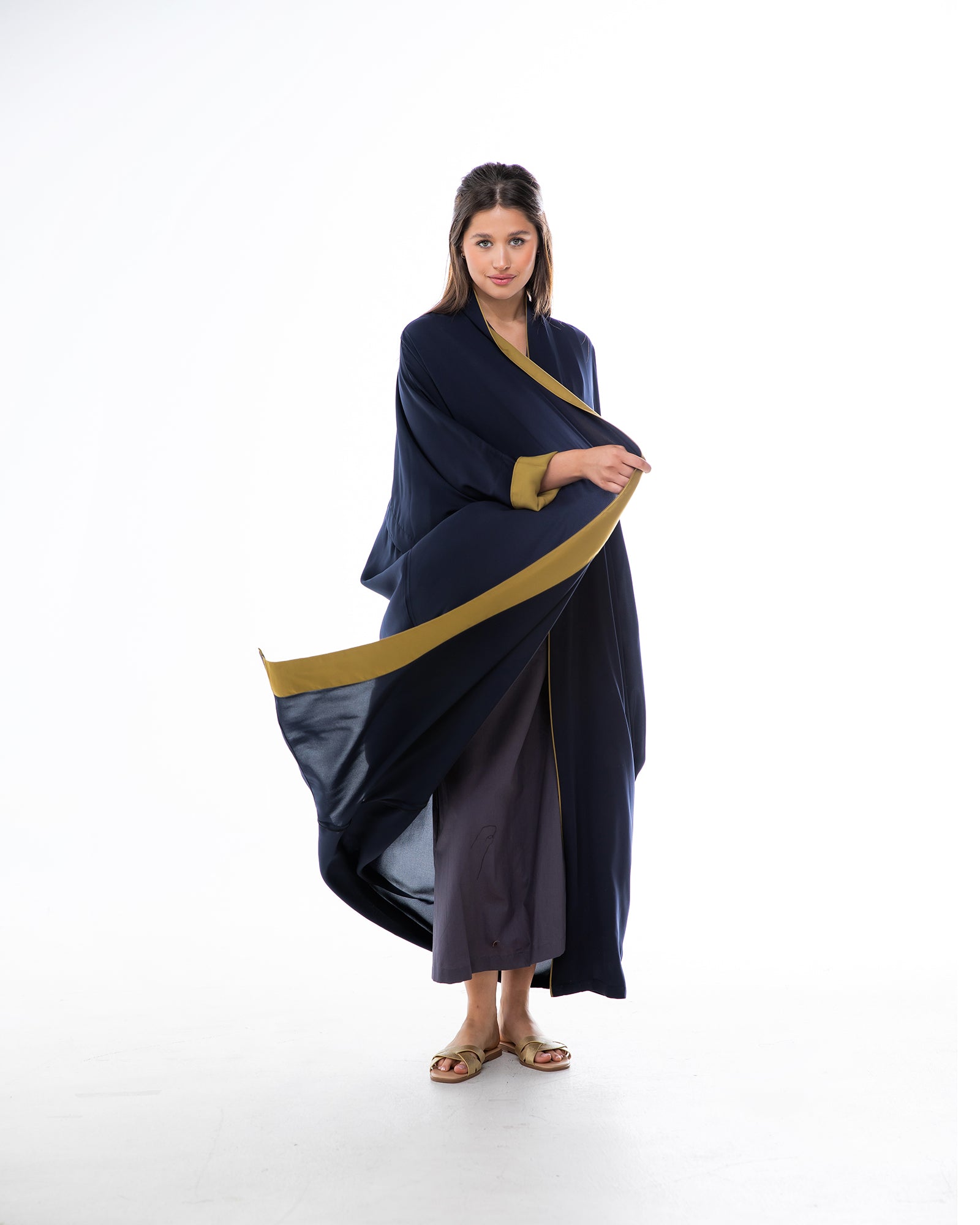Bloom Crepe – Oversized Kaftan Abaya